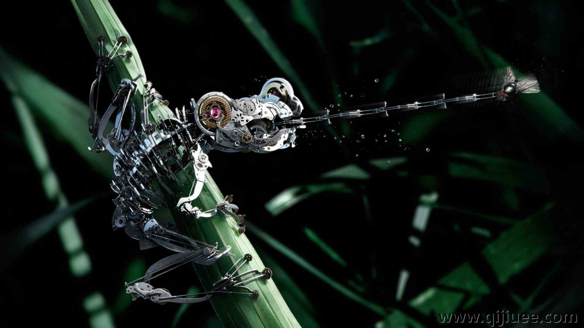 机器人 机械 植物 AI艺术 科幻风 植物 电脑壁纸 4K壁纸4000 x 2480/0.85 MB-柒染云阁