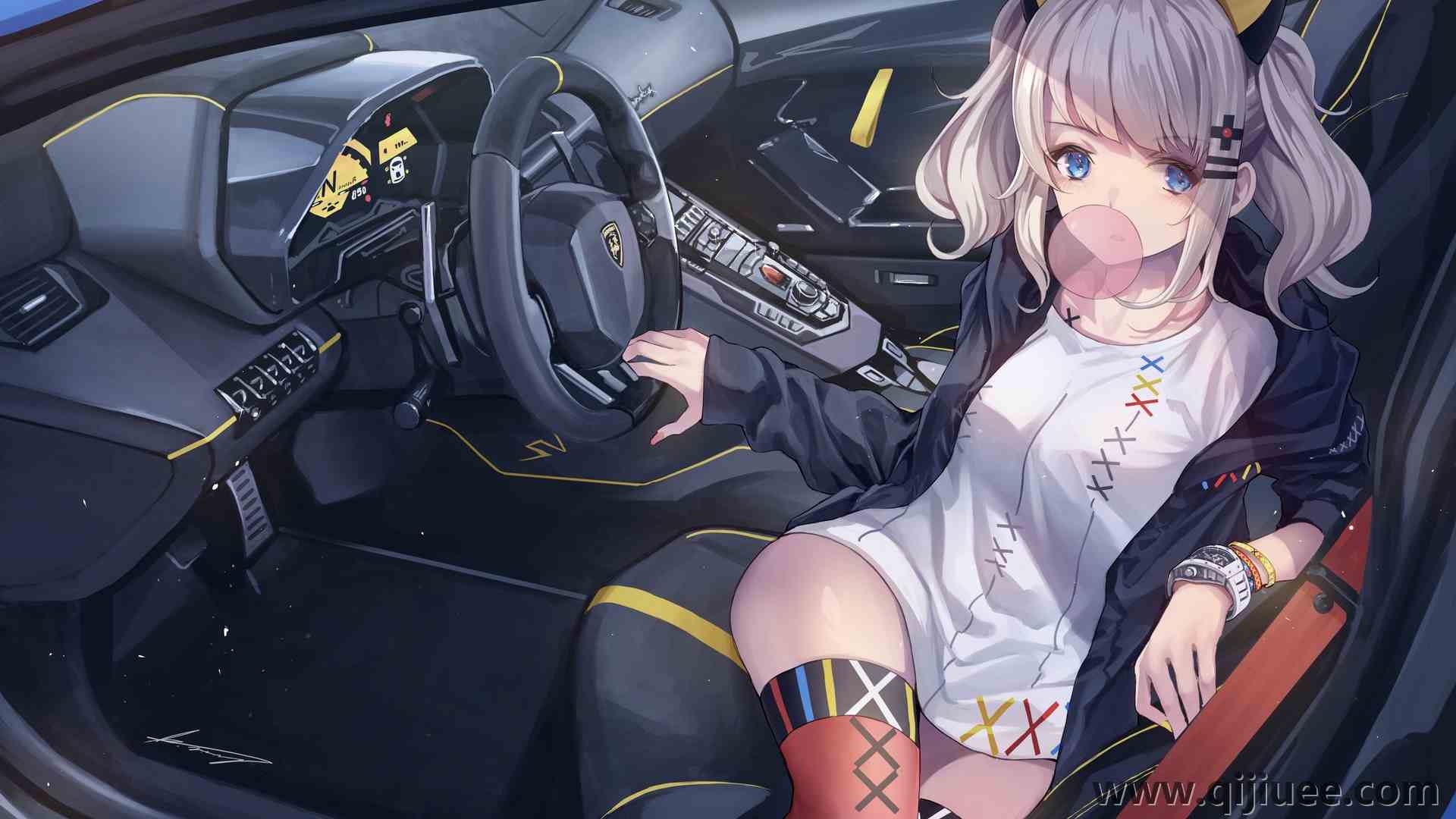 卡古亚露娜 蓝眼睛 动漫 动漫女孩 AI艺术 肖像 3840 x 2160/1.31 MB-柒染云阁