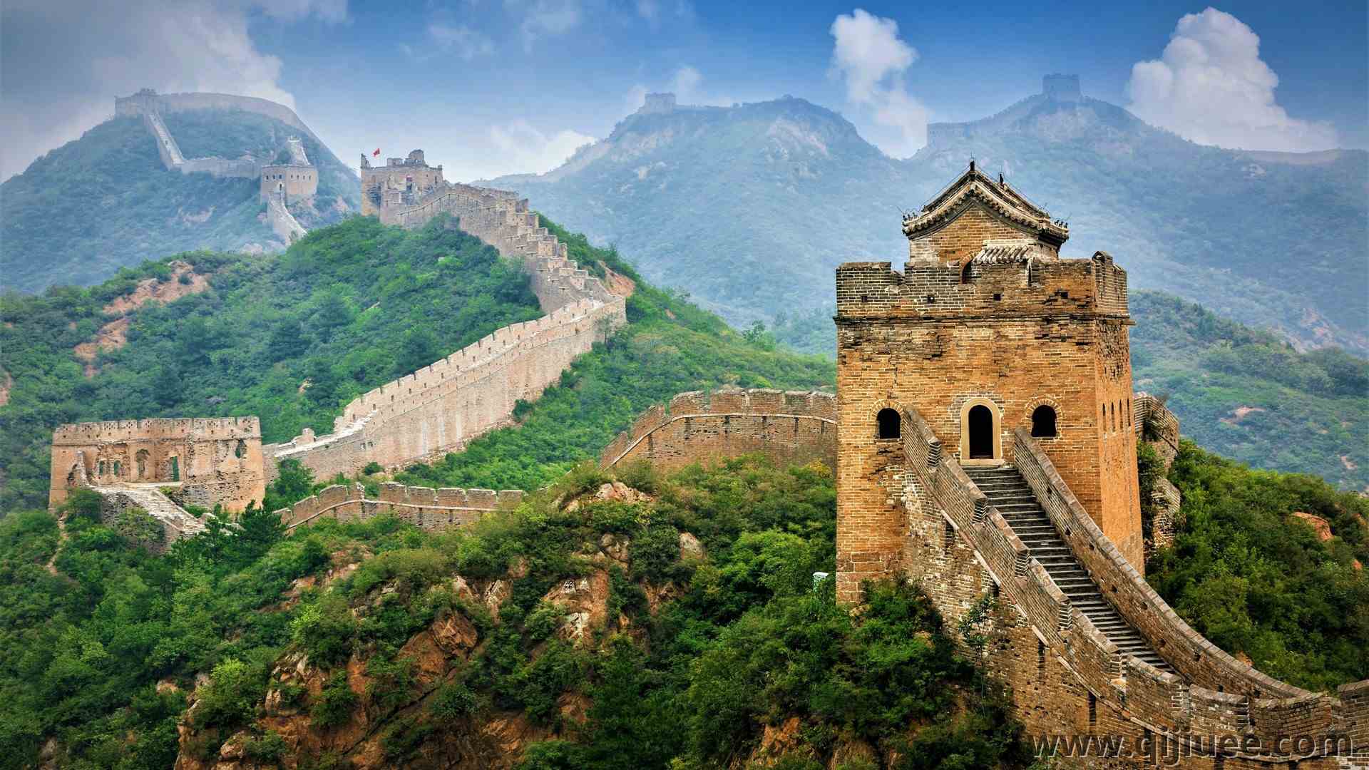 中国 长城 城墙 山脉 历史 风景 天空 森林 地标  电脑壁纸 4K壁纸3840 x 2160/2.58 MB-柒染云阁