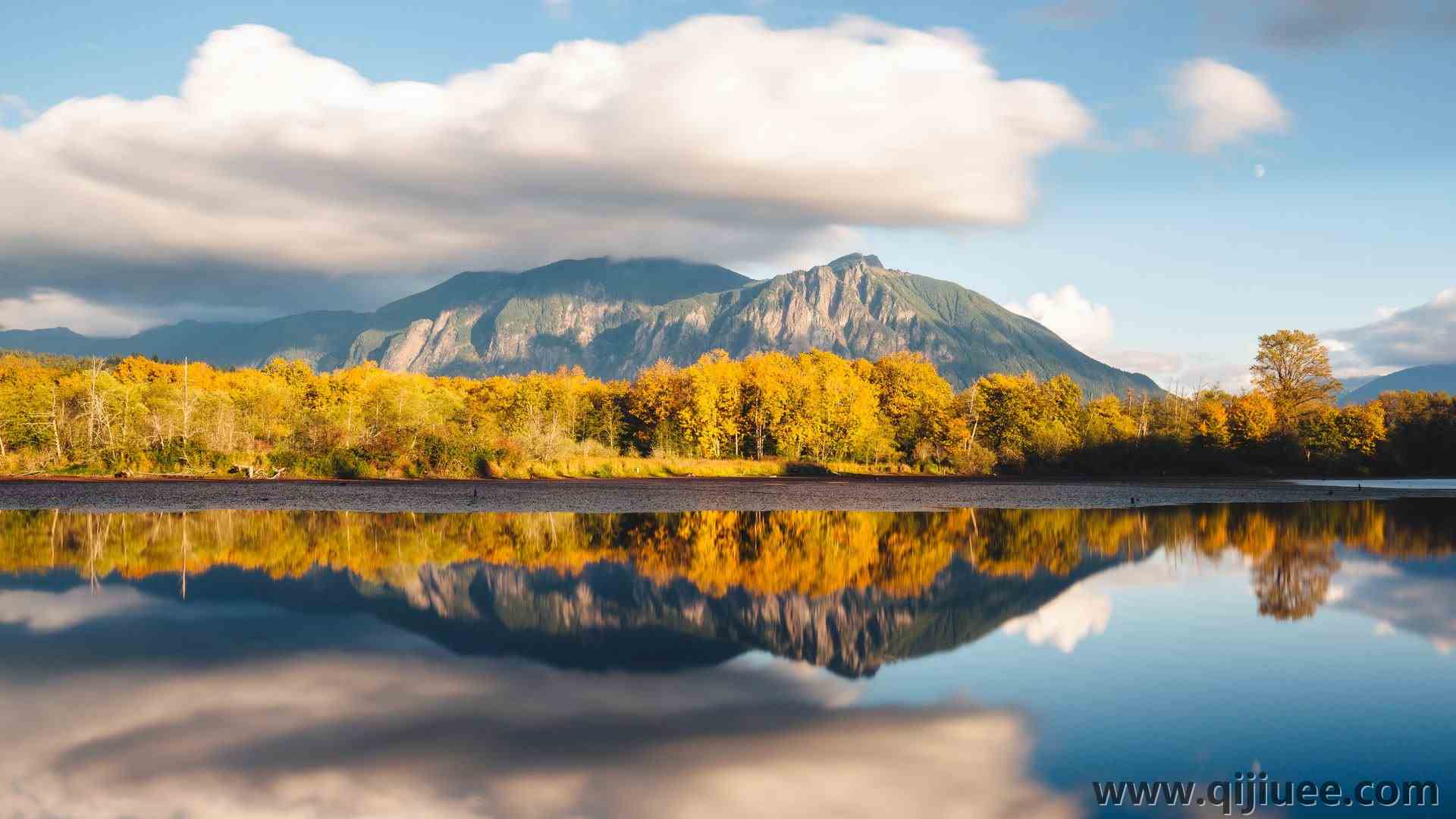 风景 山 水 反射 云 湖  电脑壁纸 4K壁纸5738 x 3228/3.14 MB-柒染云阁