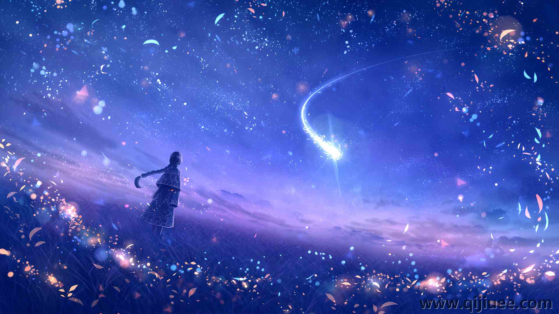 自然 紫色 魔术 风景 AI艺术 田野 动漫女孩 天空  电脑壁纸 4K壁纸4964 x 3000/2.41 MB-柒染云阁
