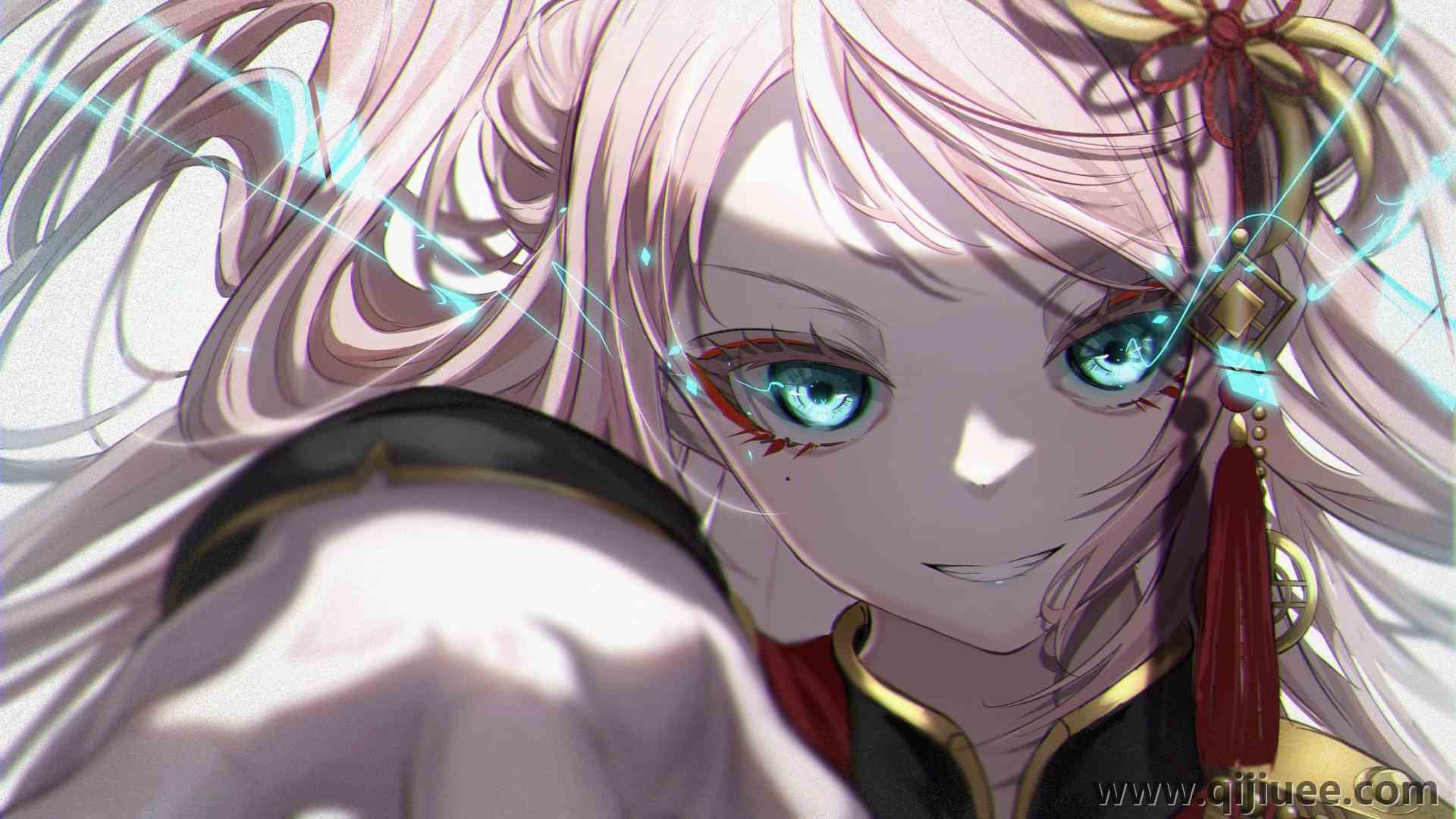 粉色头发  动漫女孩 4K壁纸3840 x 2160/3.13 MB-柒染云阁