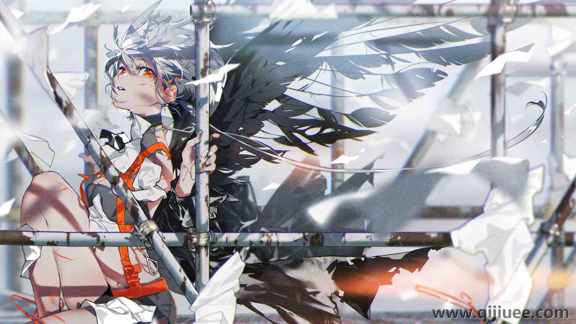绘画 动漫 动漫女孩 AI艺术  4K壁纸7000 x 4333/7.99 MB-柒染云阁