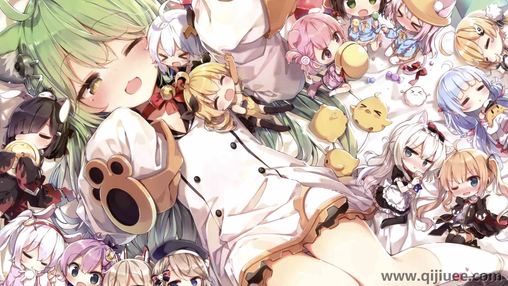虚拟角色 服装 衣服 动漫 插图 彩色动漫 8K壁纸8691 x 6214/7.26 MB-柒染云阁