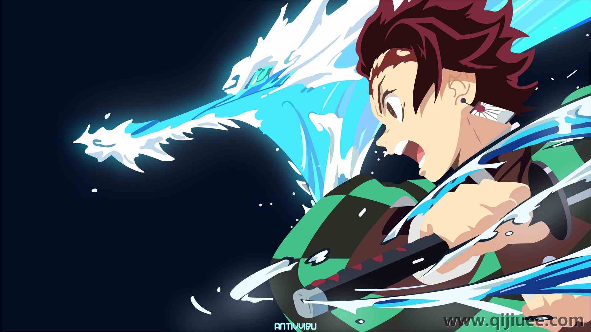 动漫男孩 鬼灭之刃 炭治郎 水之呼吸 火之神 神乐 柱 鬼杀队 祢豆子 4K壁纸3840 x 2160/0.84 MB-柒染云阁