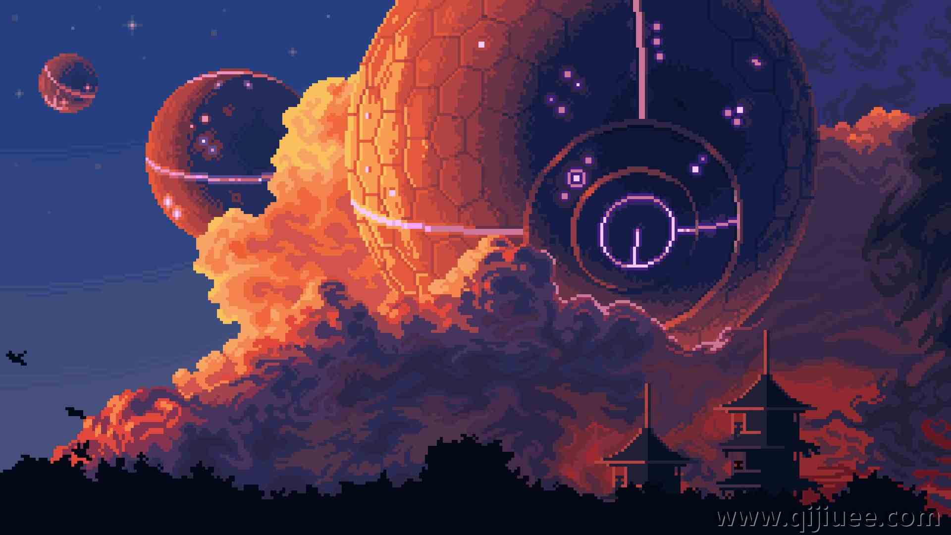 AI艺术 圆点艺术 封面艺术 奇幻艺术 3840 x 2160/0.27 MB-柒染云阁