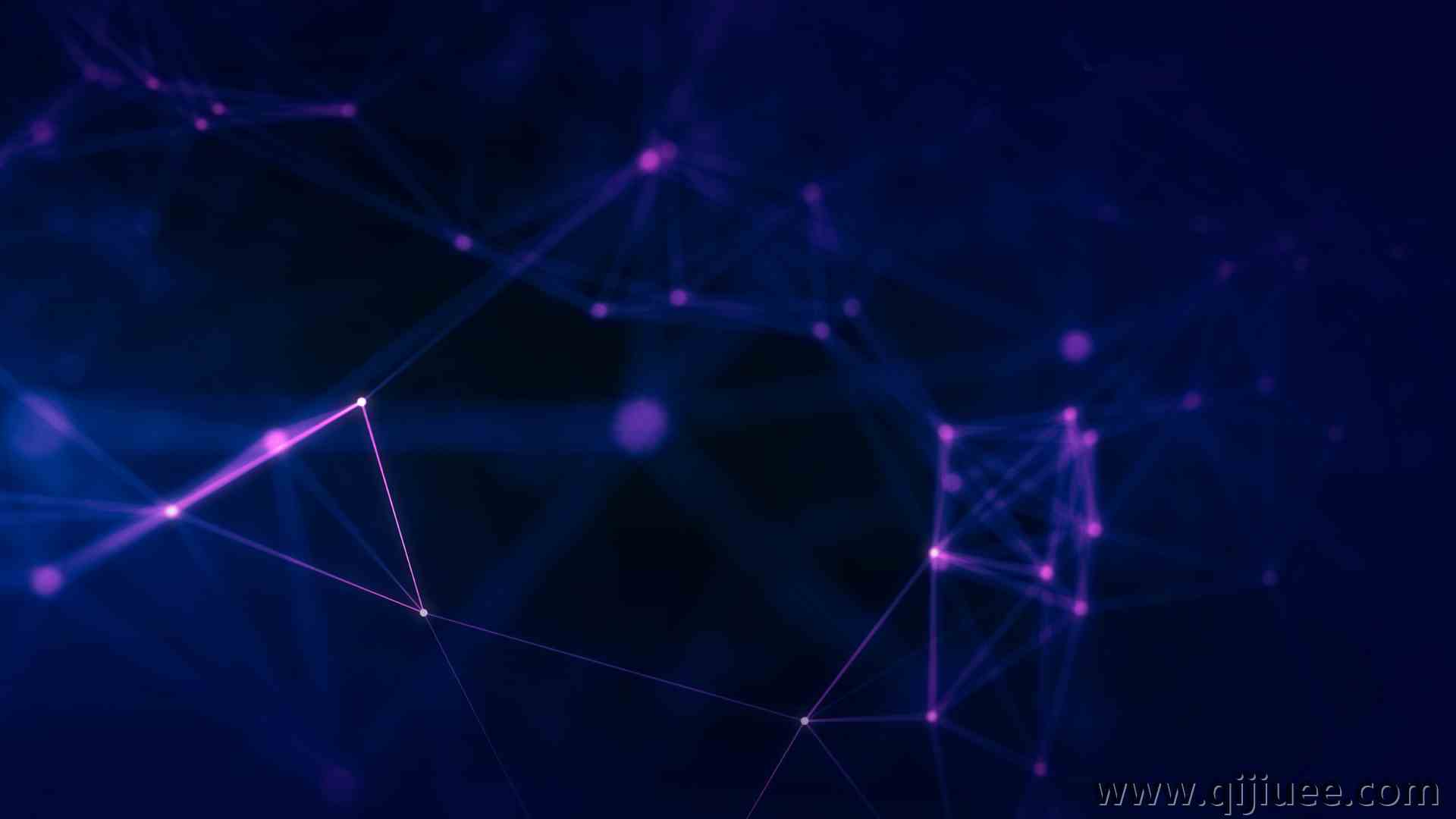 几何 网络空间 AI艺术 线条 抽象 3840 x 2160/0.83 MB-柒染云阁