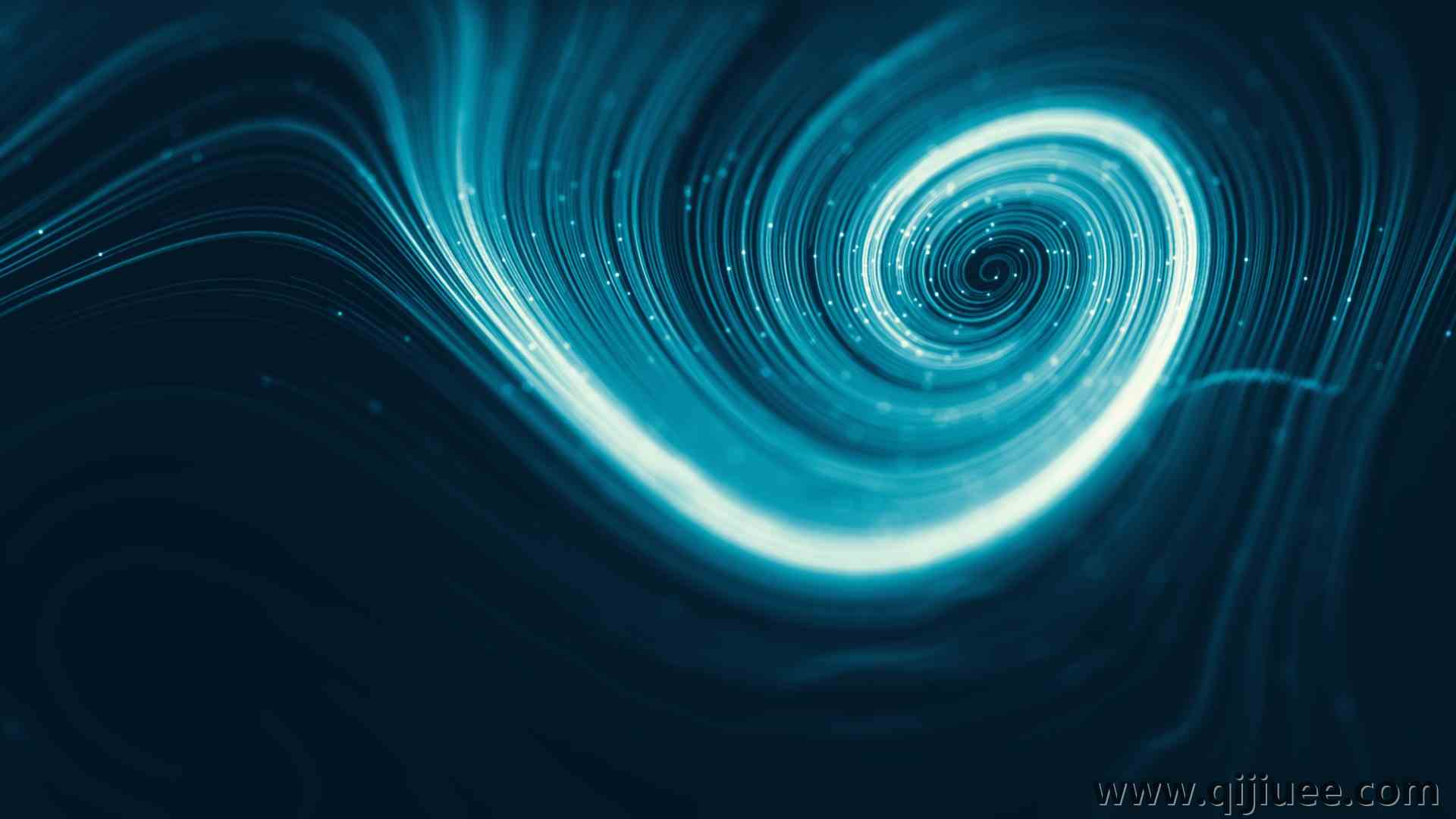 抽象 波浪 AI艺术 图片 粒子  漩涡 形状3840 x 2160/1.08 MB-柒染云阁