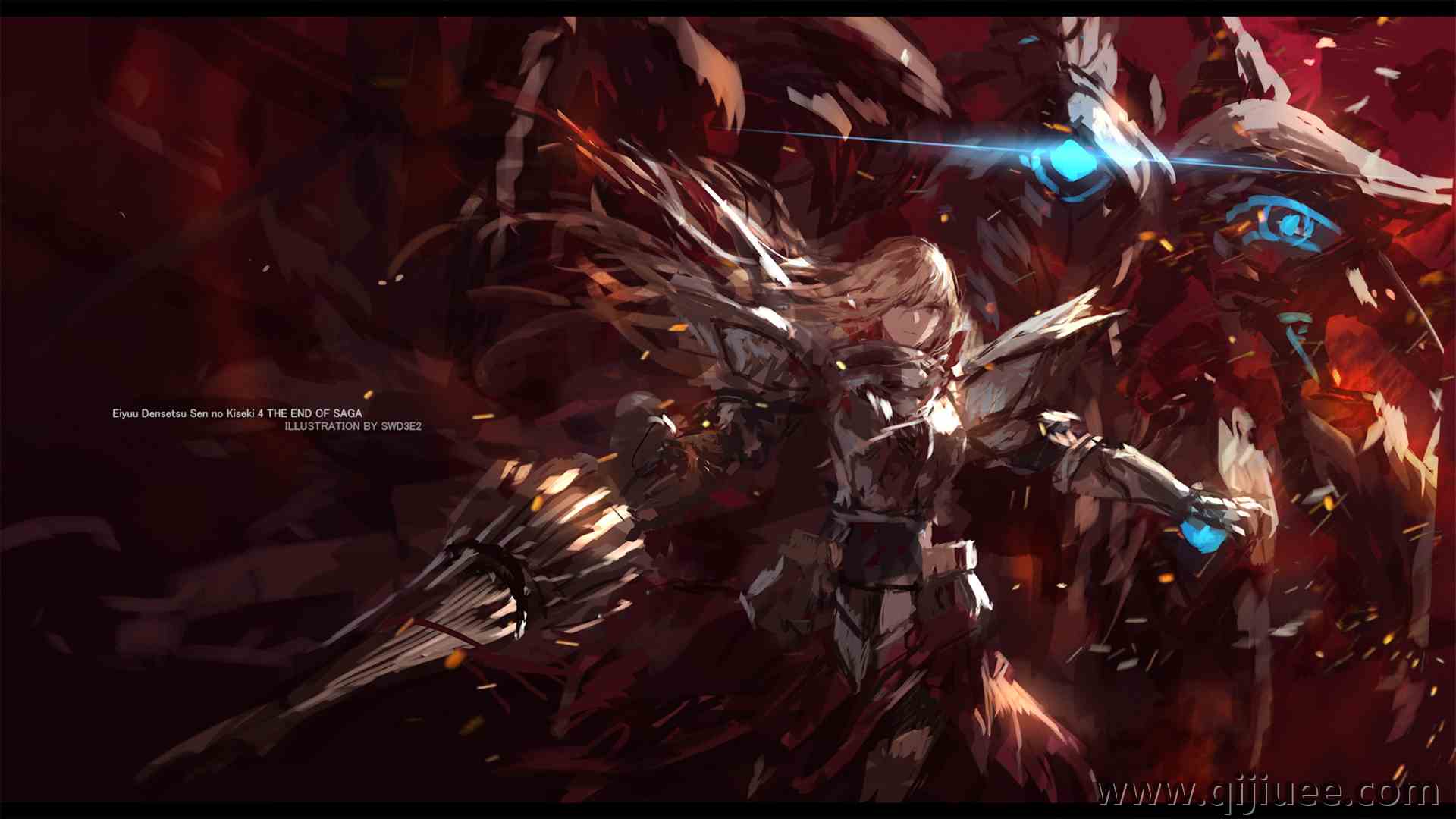 金发女郎 英雄传奇 动漫女孩 盔甲 3840 x 2160/2.13 MB-柒染云阁