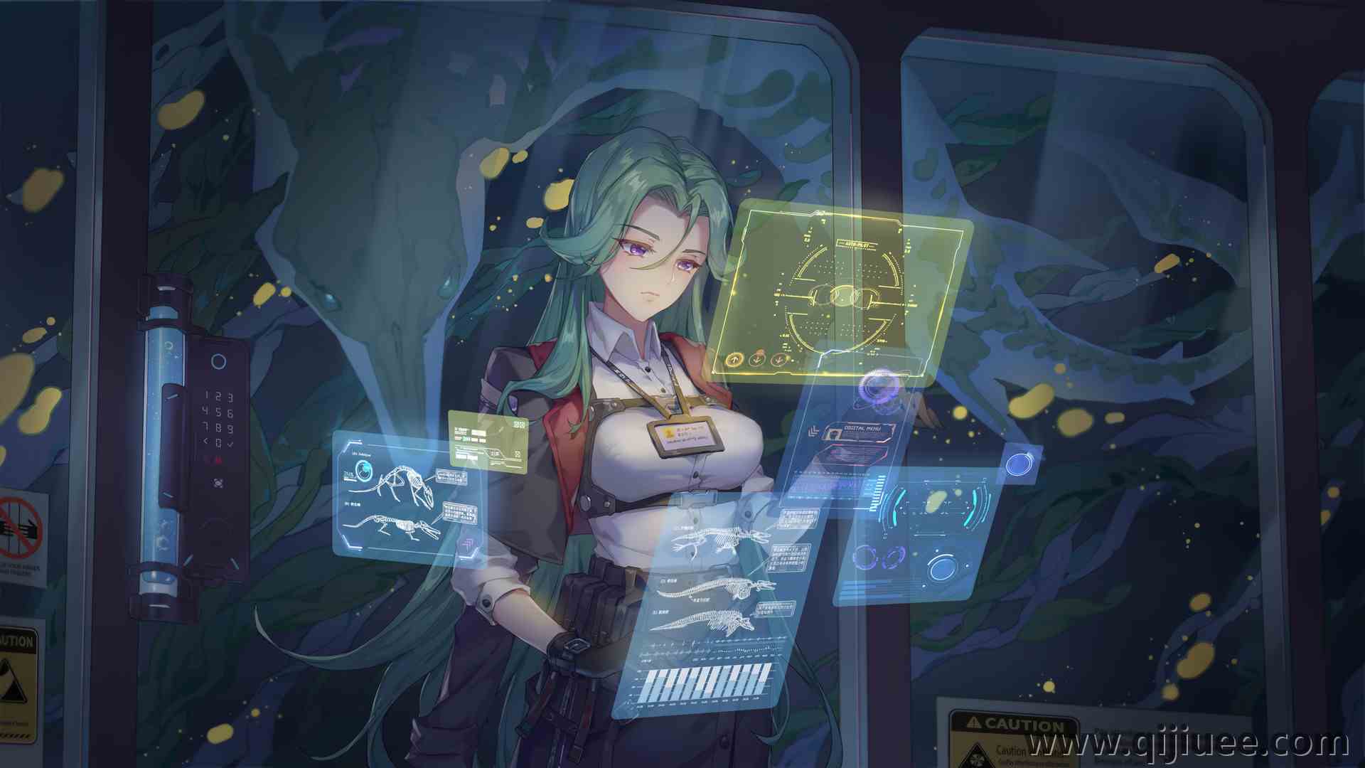 镜像：项目 屏幕 动漫女孩 3840 x 2160/0.82 MB-柒染云阁