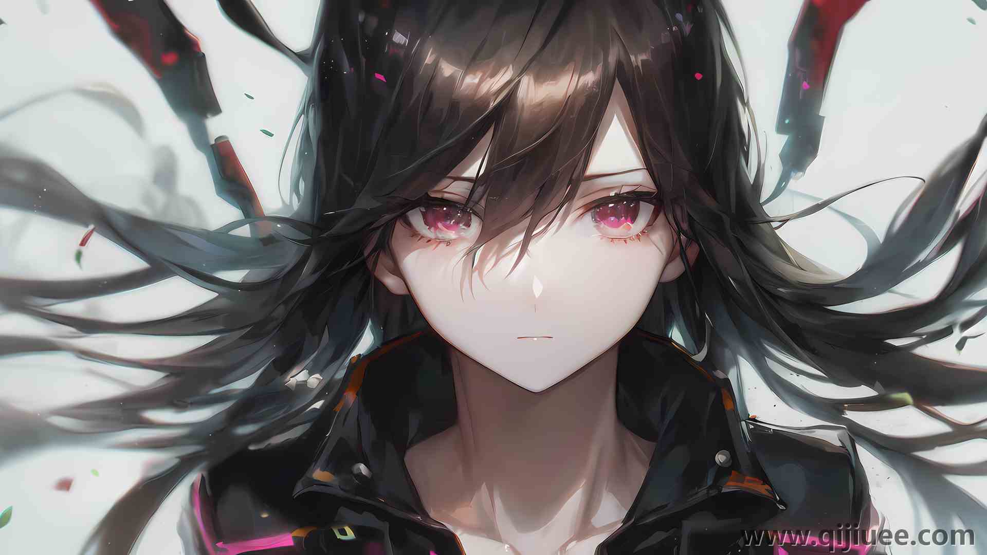妇女 长发 动漫女孩 艺术 4896 x 2432/9.05 MB-柒染云阁