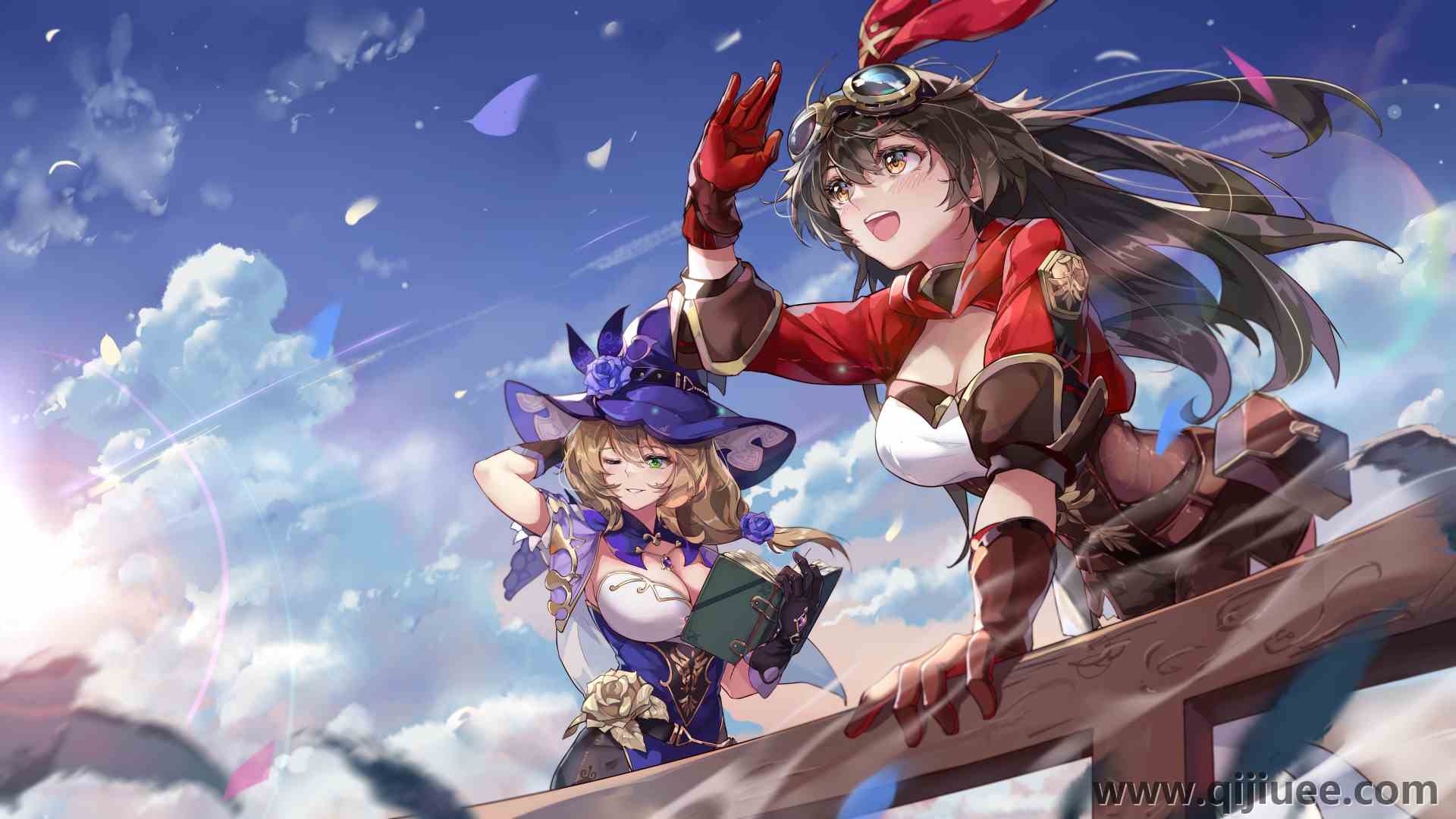 僵尸-安迪 丽莎 原神 动漫 动漫女孩 原神 琥珀 原神8815 x 4960/3.36 MB-柒染云阁