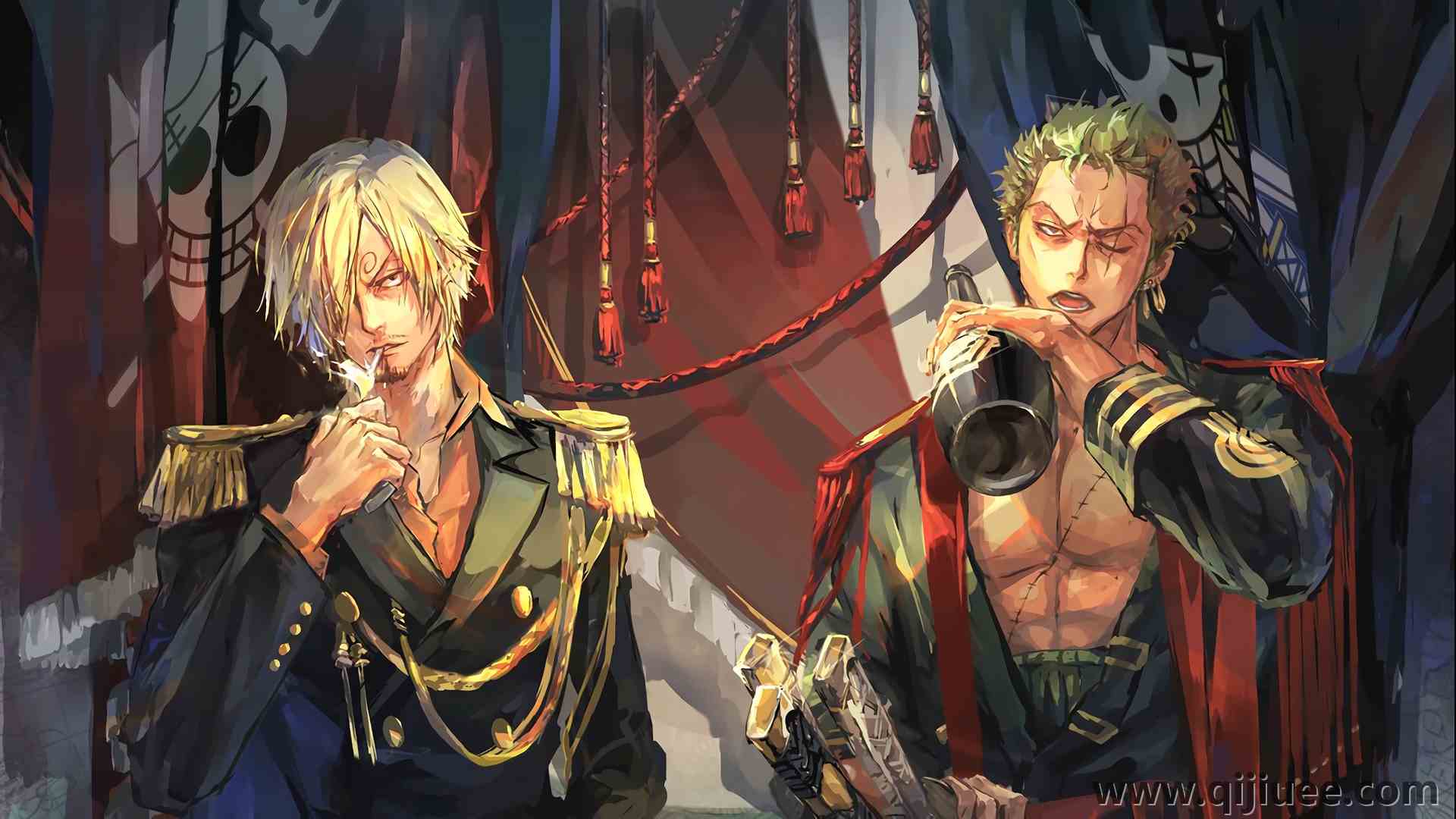 一件 桑吉 罗罗诺亚·佐罗 3840 x 2160/2.35 MB-柒染云阁
