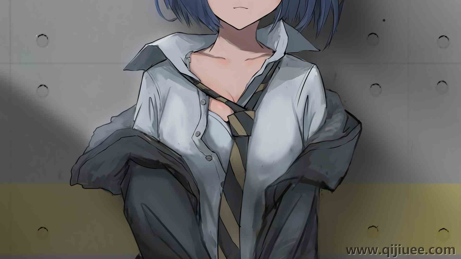 达林在 白衬衫 领带 校服 开衬衫 风扇艺术 4壁纸3840 x 2160/0.48 MB-柒染云阁