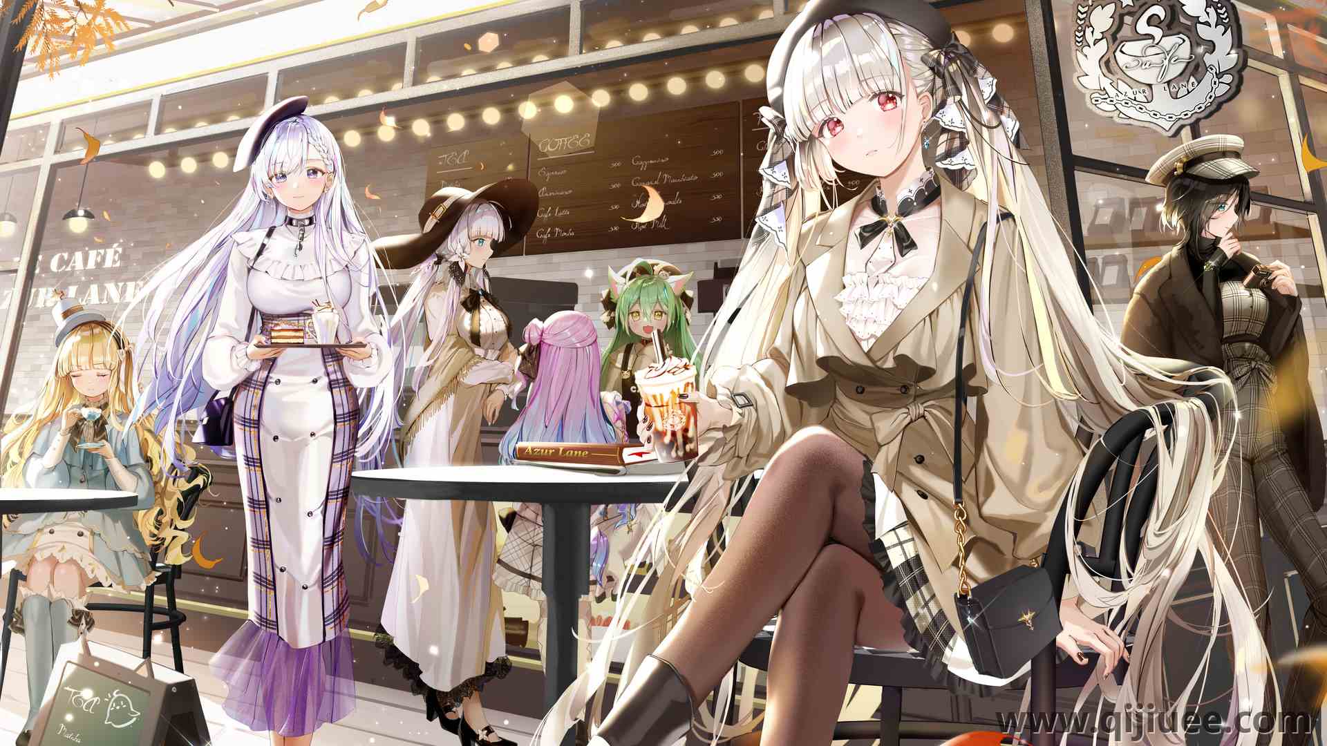 哈鲁里 动漫女孩 自助餐厅  贝尔法斯特 动漫 3840 x 2160/3.21 MB-柒染云阁