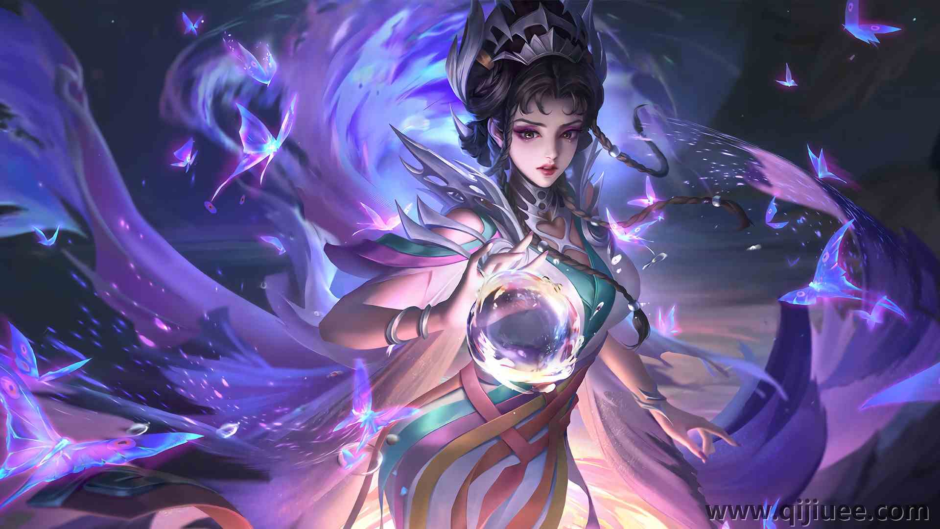 女人 梦幻女孩 黑发 梦幻艺术 魔术 服装 3840 x 2160/0.87 MB-柒染云阁