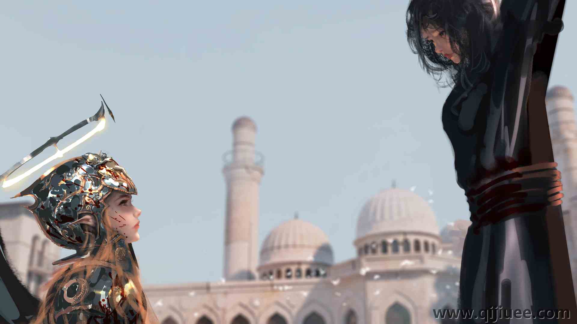 梦幻女孩 女人 对视 被绑的女人3840 x 2160/0.95 MB-柒染云阁