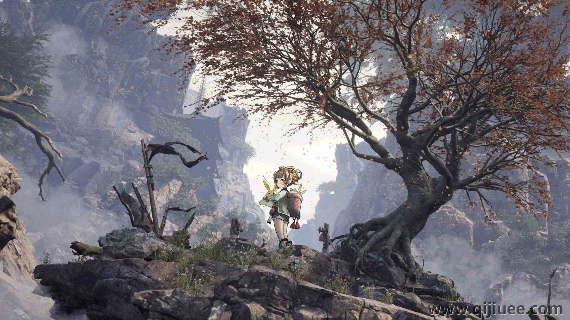 原神 图片 瑶瑶 原神 动漫 动漫女孩 山 树 电脑壁纸 8K壁纸9538 x 4031/9.09 MB-柒染云阁