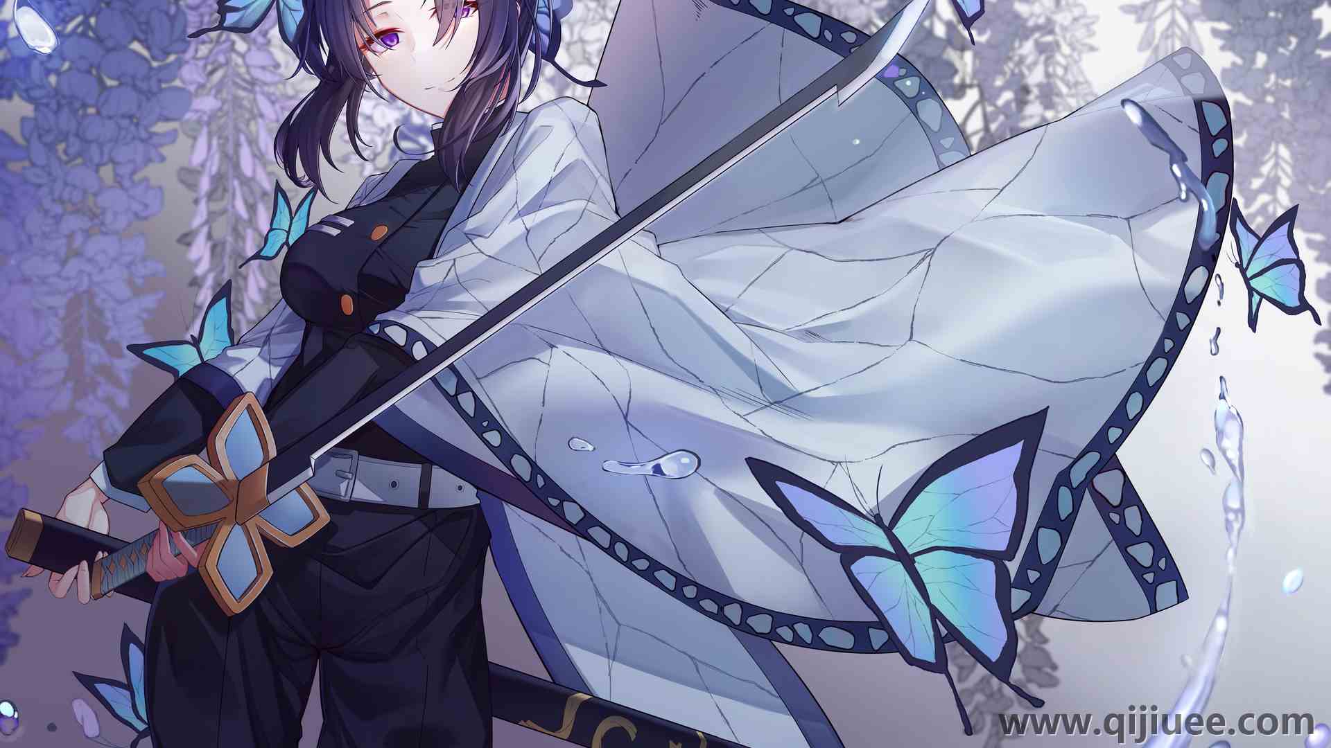 奥尼米德 动漫 京美无也霸 武士刀  电脑壁纸 4K壁纸5864 x 5168/15.95 MB-柒染云阁