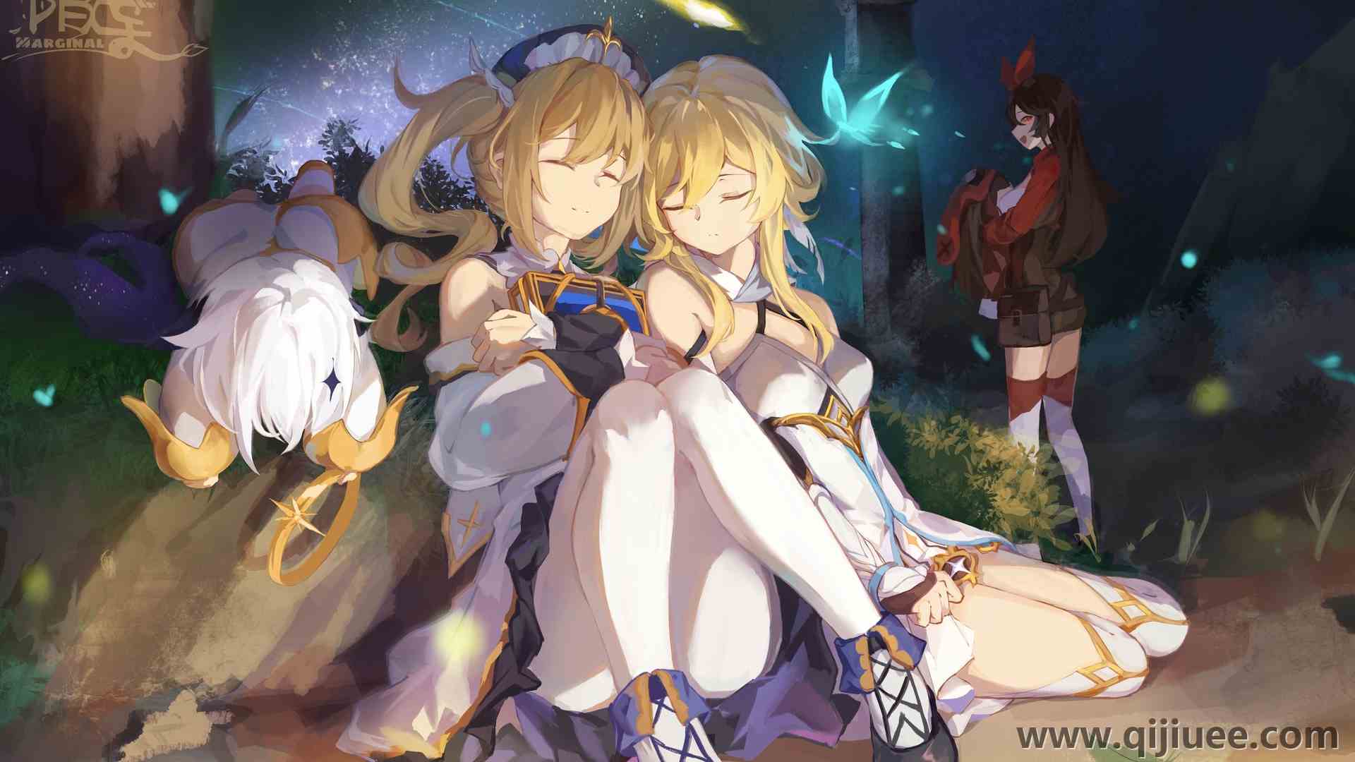 原神 动漫女孩  电脑壁纸 4K壁纸6021 x 4045/4.87 MB-柒染云阁