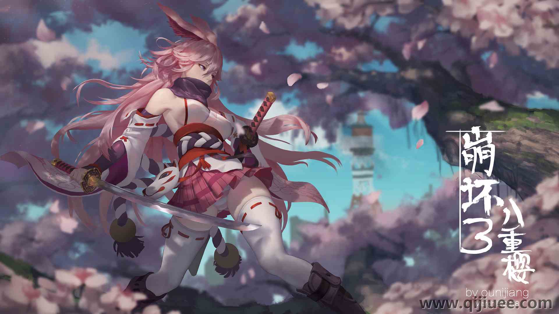 动漫 动漫女孩 原神 二次元少女 电脑壁纸 8K壁纸 7680 x 4320/5.34 MB-柒染云阁