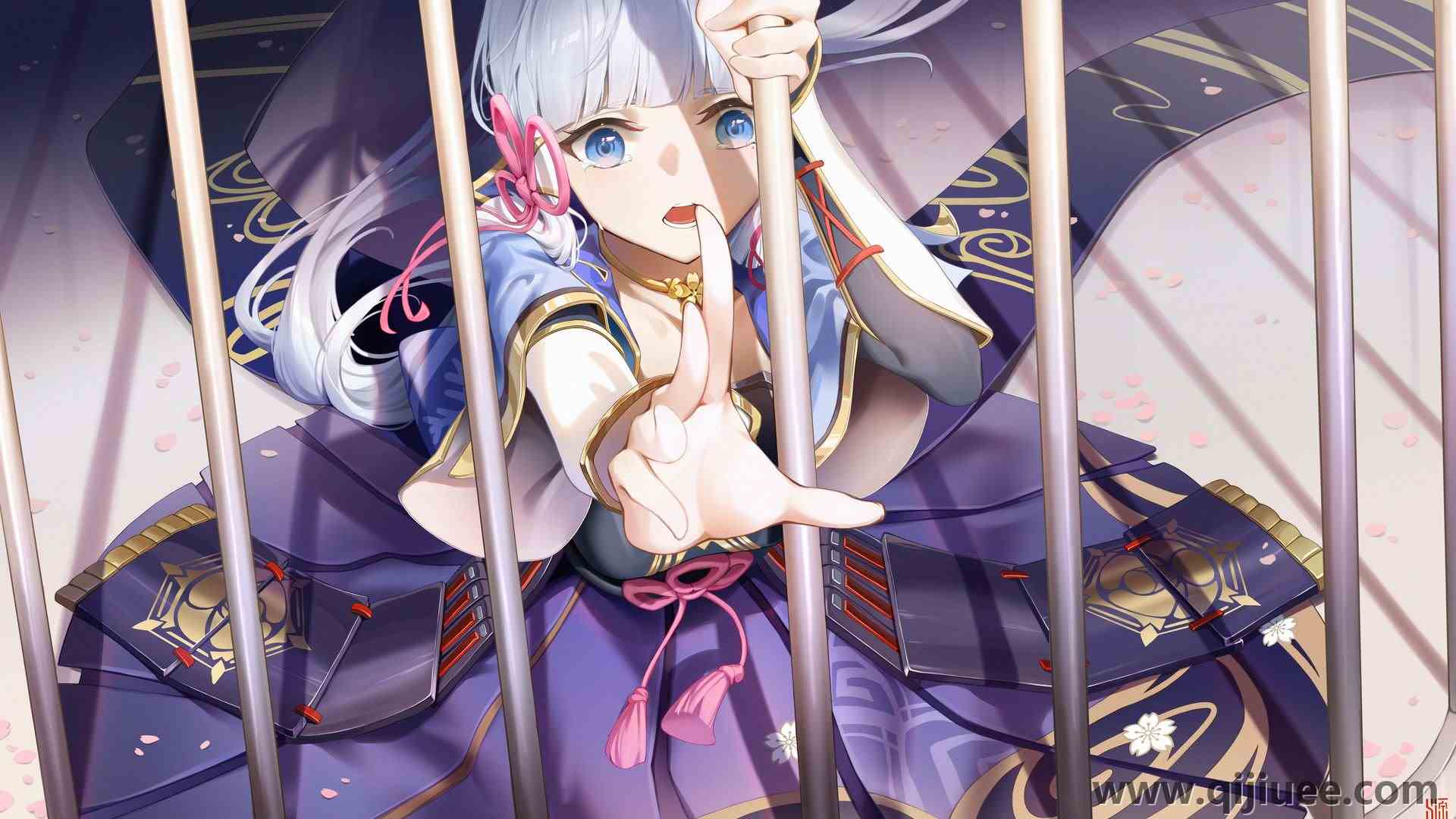 蓝眼睛 嘴巴 奇幻女孩 动漫女孩 奇幻艺术 连衣裙 电脑壁纸 8K壁纸8000 x 4544/6.98 MB-柒染云阁