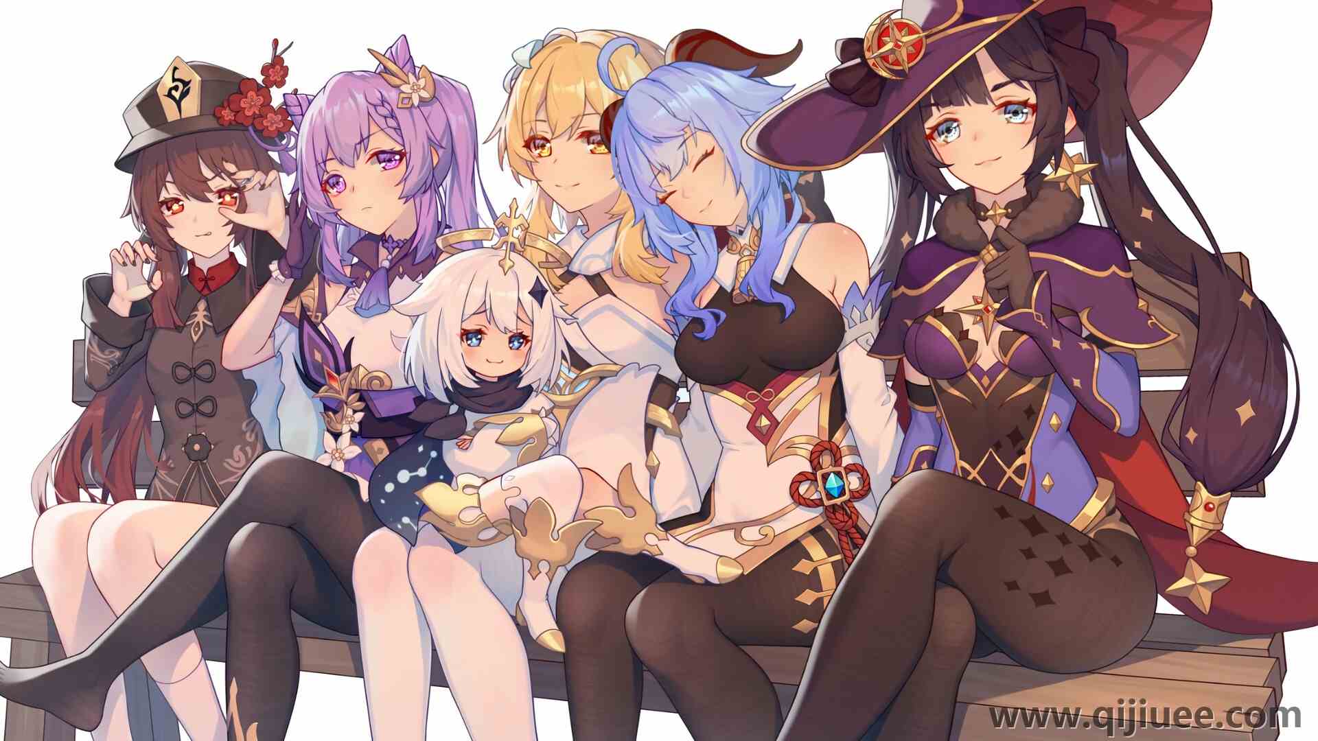 原神 动漫少女 电脑壁纸 8K壁纸7680 x 4804/2.96 MB-柒染云阁