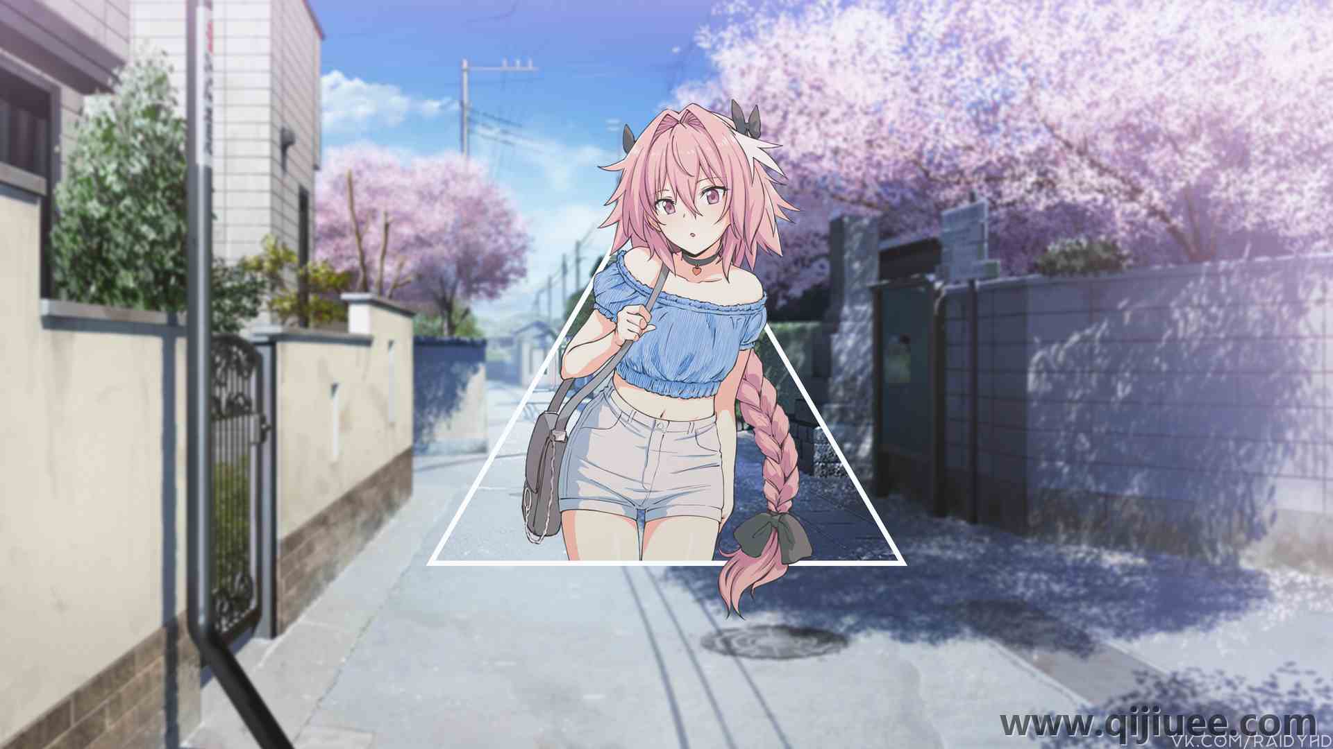 长发 动漫 画中画 都市女孩子 电脑壁纸 4K壁纸3840 x 2160/8.52 MB-柒染云阁