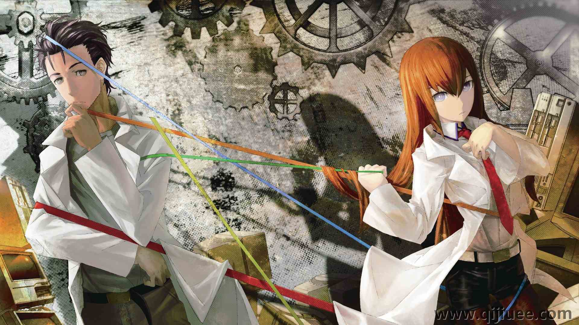 红发 时间旅行 动漫 动漫女孩 领带 动漫男孩  电脑壁纸 4K壁纸3840 x 2160/1.92 MB-柒染云阁