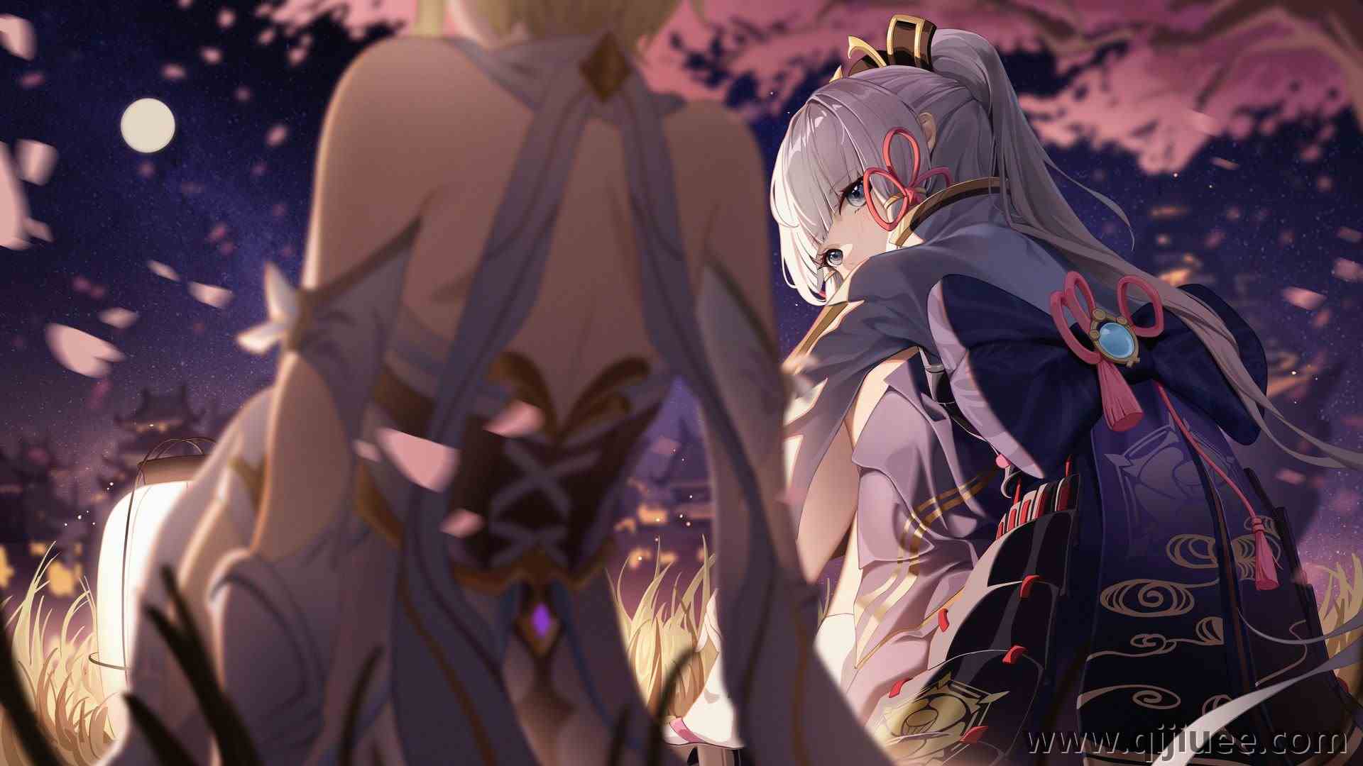 动漫 动漫女孩 粉色丝带 樱桃树 服装 电脑壁纸 8K壁纸8000 x 4544/9.03 MB-柒染云阁