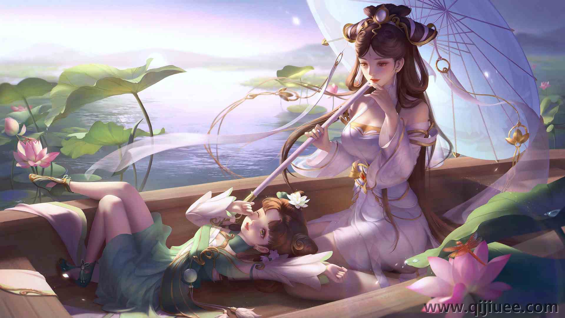 电子游戏角色 女人 王者荣耀 雨伞 衣服  电脑壁纸 4K壁纸5778 x 3250/19.12 MB-柒染云阁