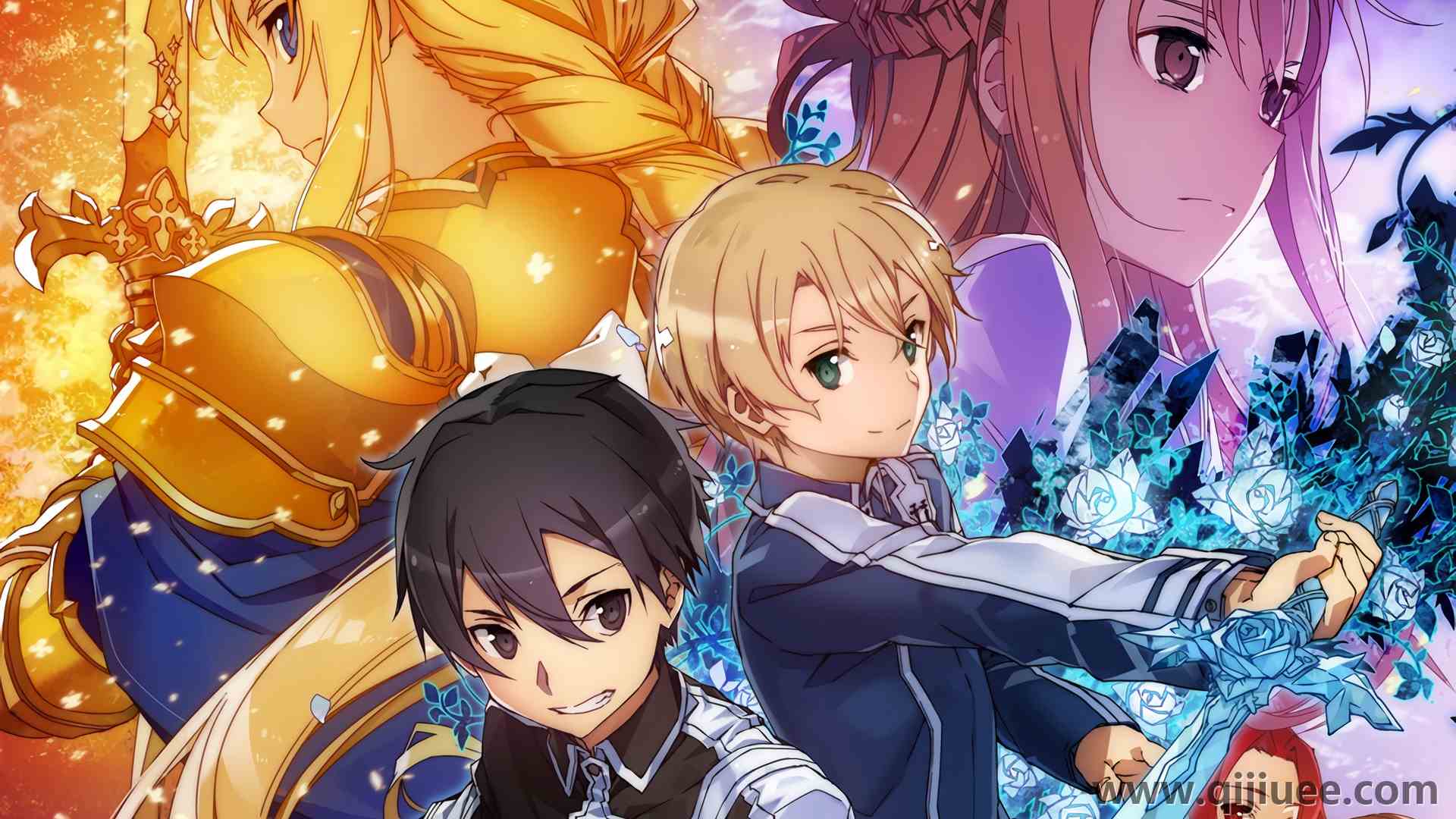 刀剑神域 动漫 电脑壁纸 4K壁纸3840 x 3108/2.51 MB-柒染云阁