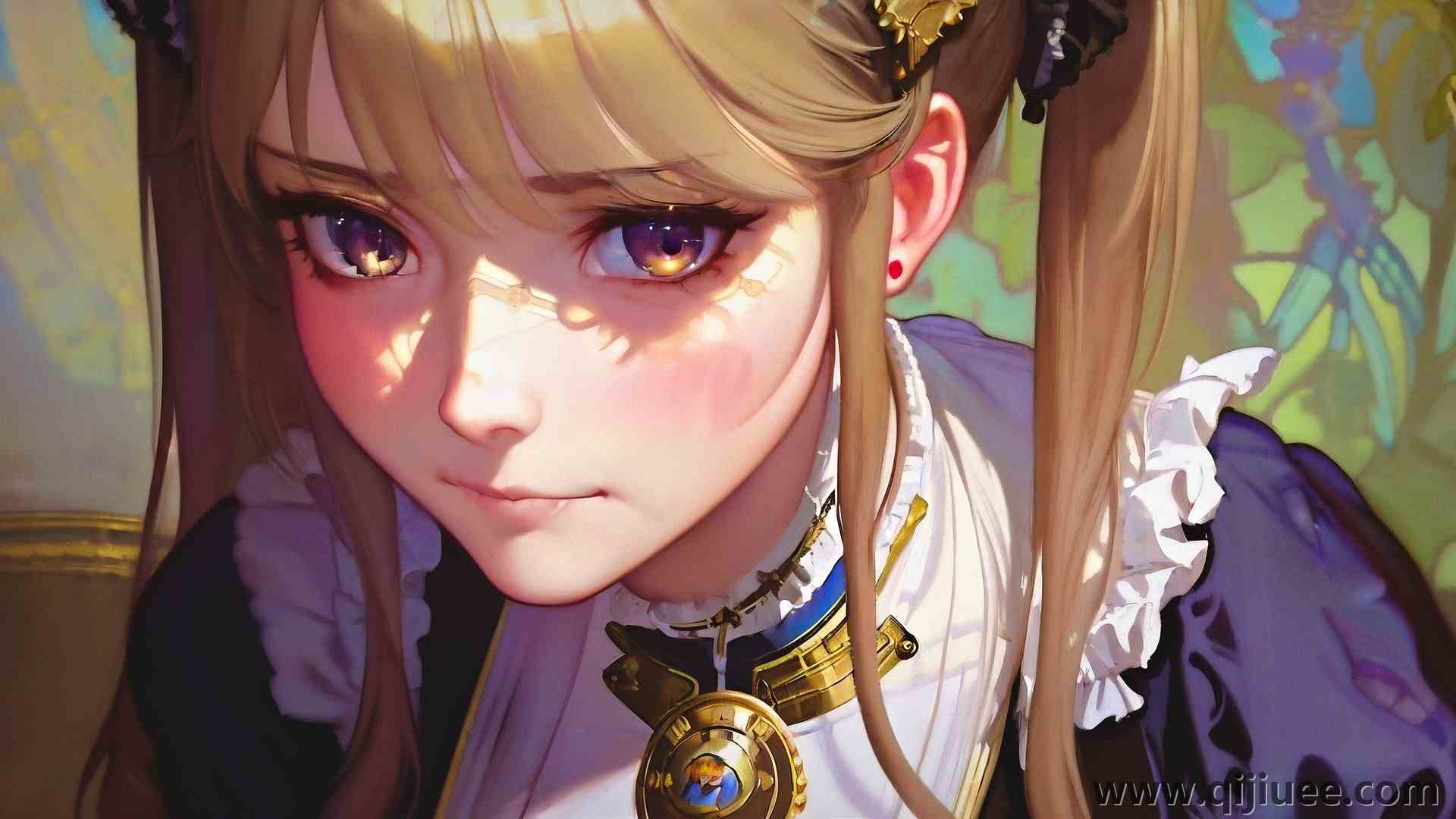女人 金发女郎 面孔 幻想女孩 人工智能艺术 褶皱 电脑壁纸 4K壁纸4050 x 2160/1.86 MB-柒染云阁