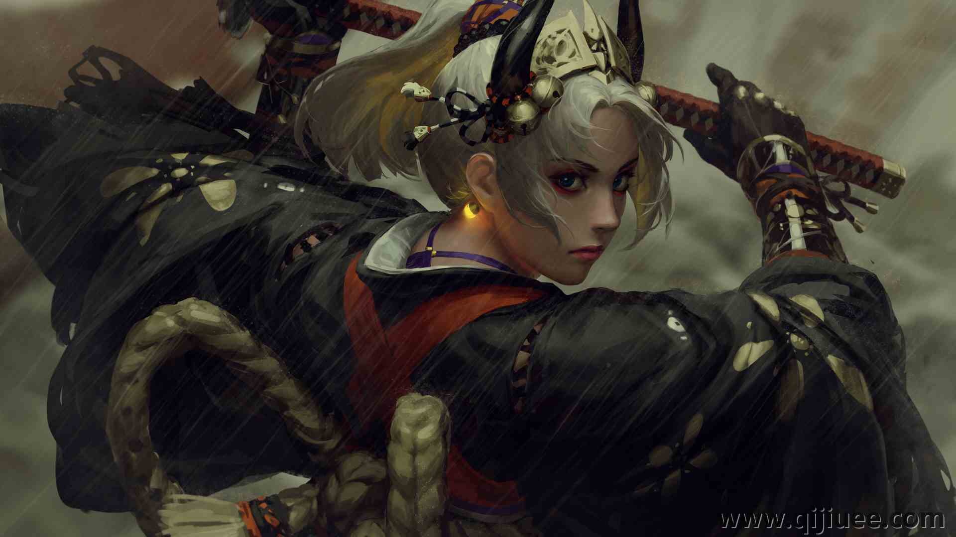女人 奇幻艺术 电脑壁纸 4K壁纸7229 x 5137/12.07 MB-柒染云阁
