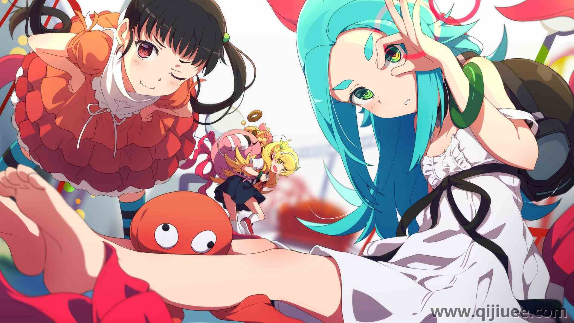 系列 动漫女孩 电脑壁纸 4K壁纸4096 x 2756/1 MB-柒染云阁