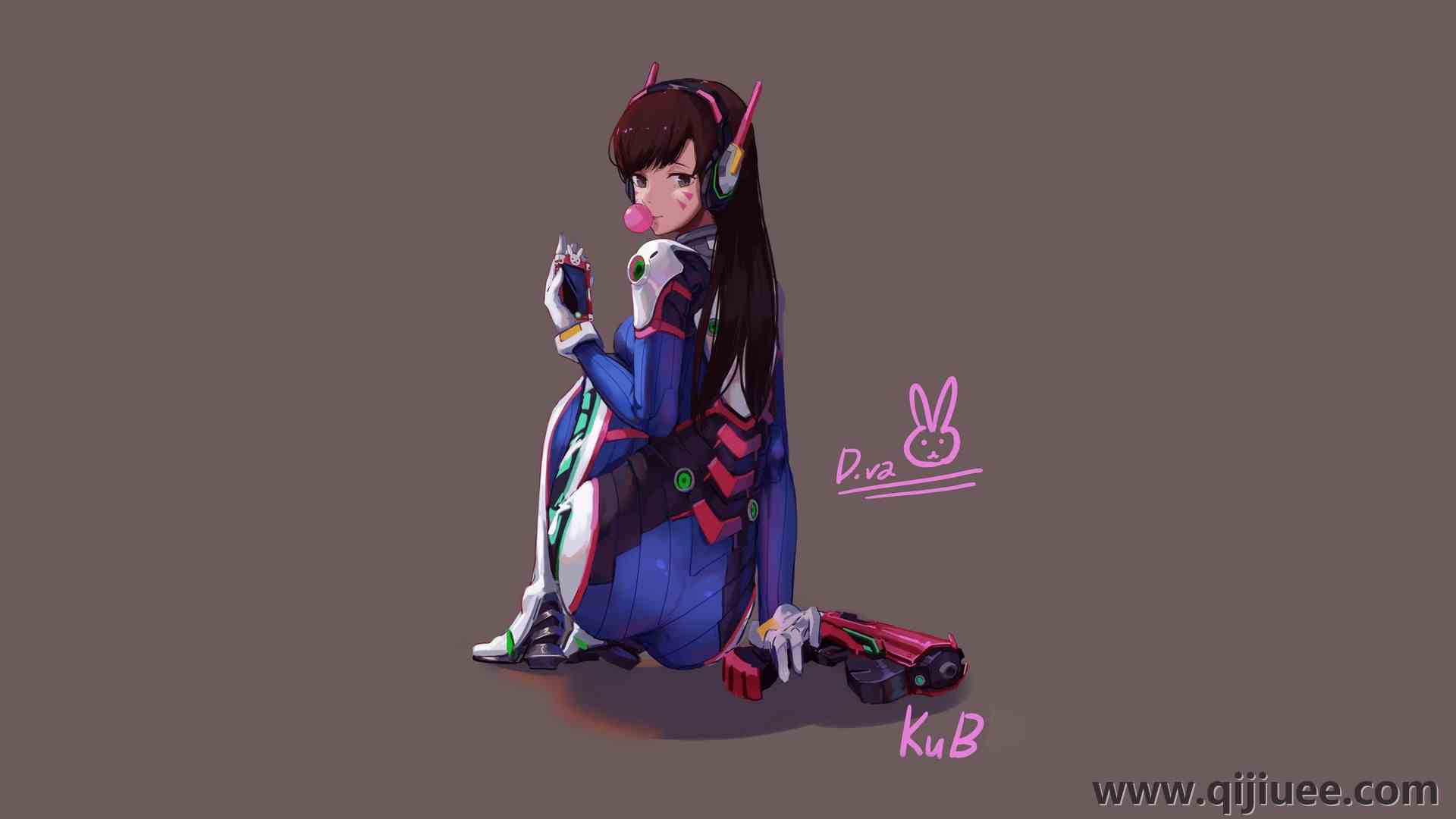 守望  游戏CG 灰色背景 插图 守望  电脑壁纸 4K壁纸3840 x 2160/0.32 MB-柒染云阁
