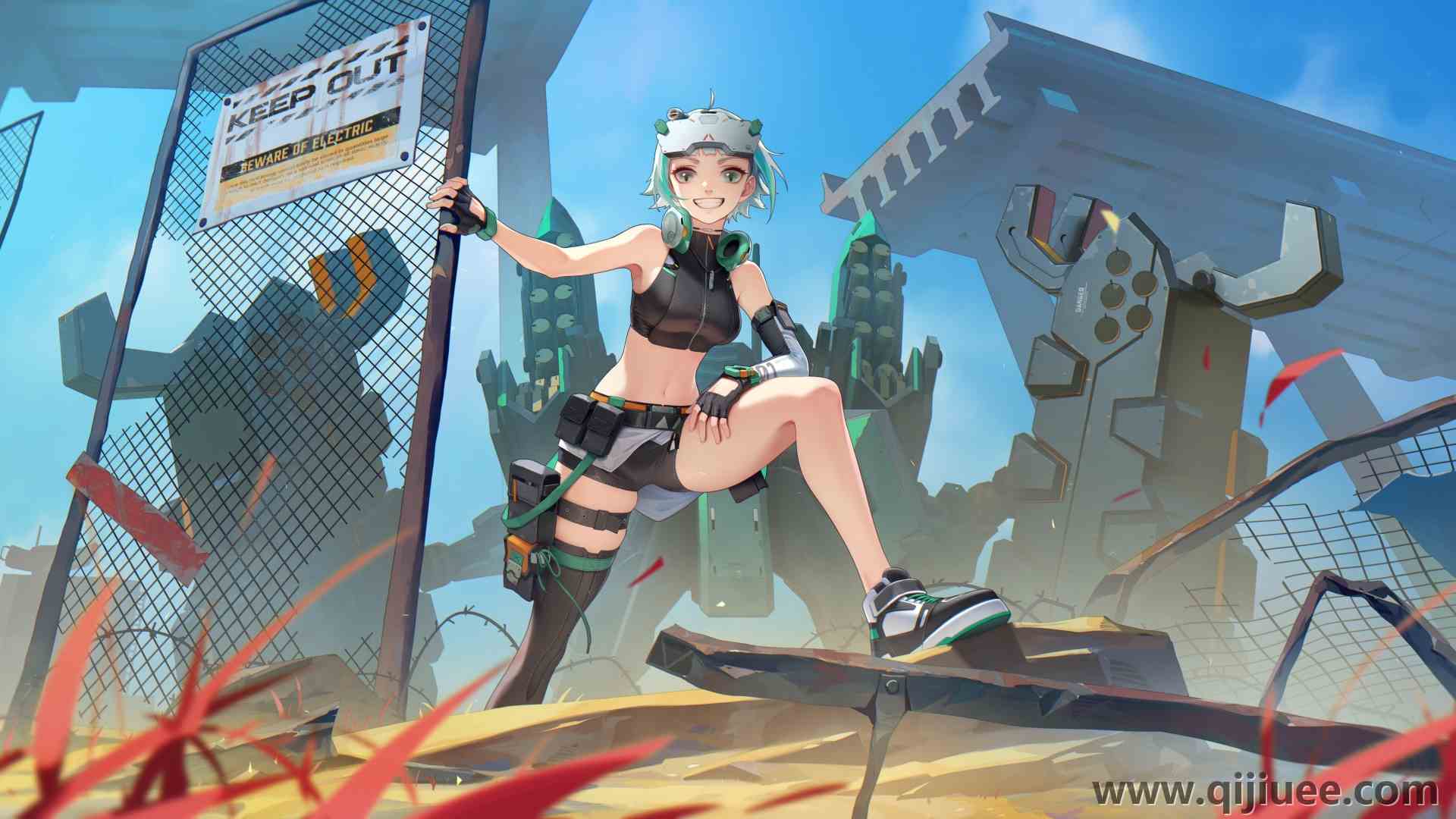 感谢明星  最后的前线 动漫女孩 绘画 游戏CG艺术 电脑壁纸 8K壁纸8533 x 3600/9.91 MB-柒染云阁