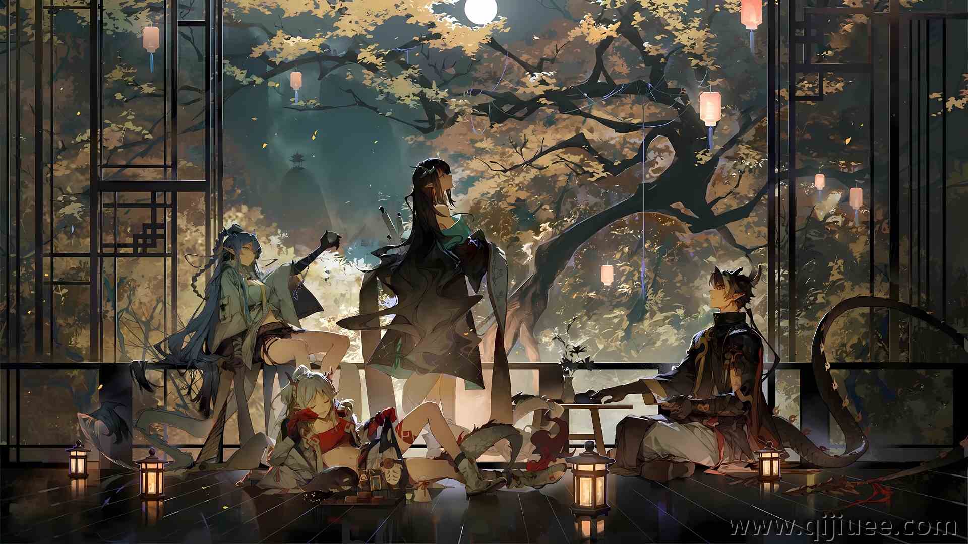 闭眼 动漫 动漫女孩 武士 铃儿 电脑壁纸 8K壁纸7680 x 4320/6.05 MB-柒染云阁