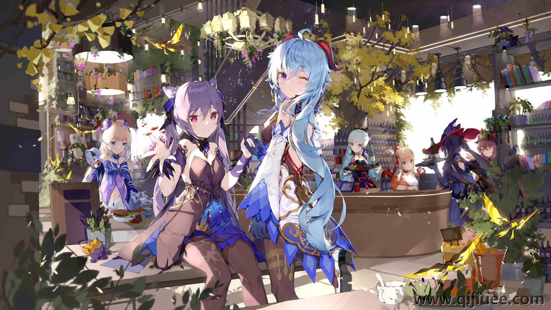 动漫 动漫女孩 原神 电脑壁纸 8K壁纸8640 x 4860/9.83 MB-柒染云阁