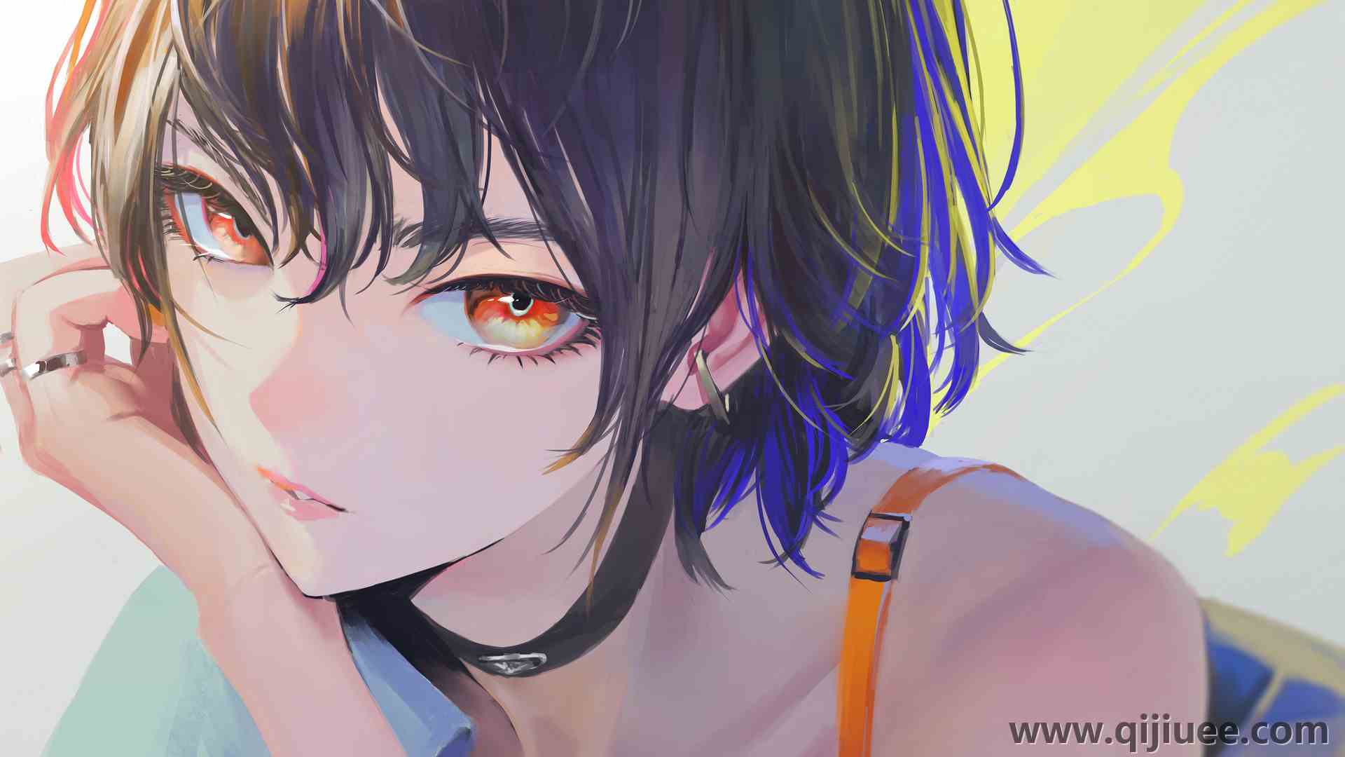 动漫 动漫女孩  电脑壁纸 4K壁纸3840 x 2160/1.94 MB-柒染云阁