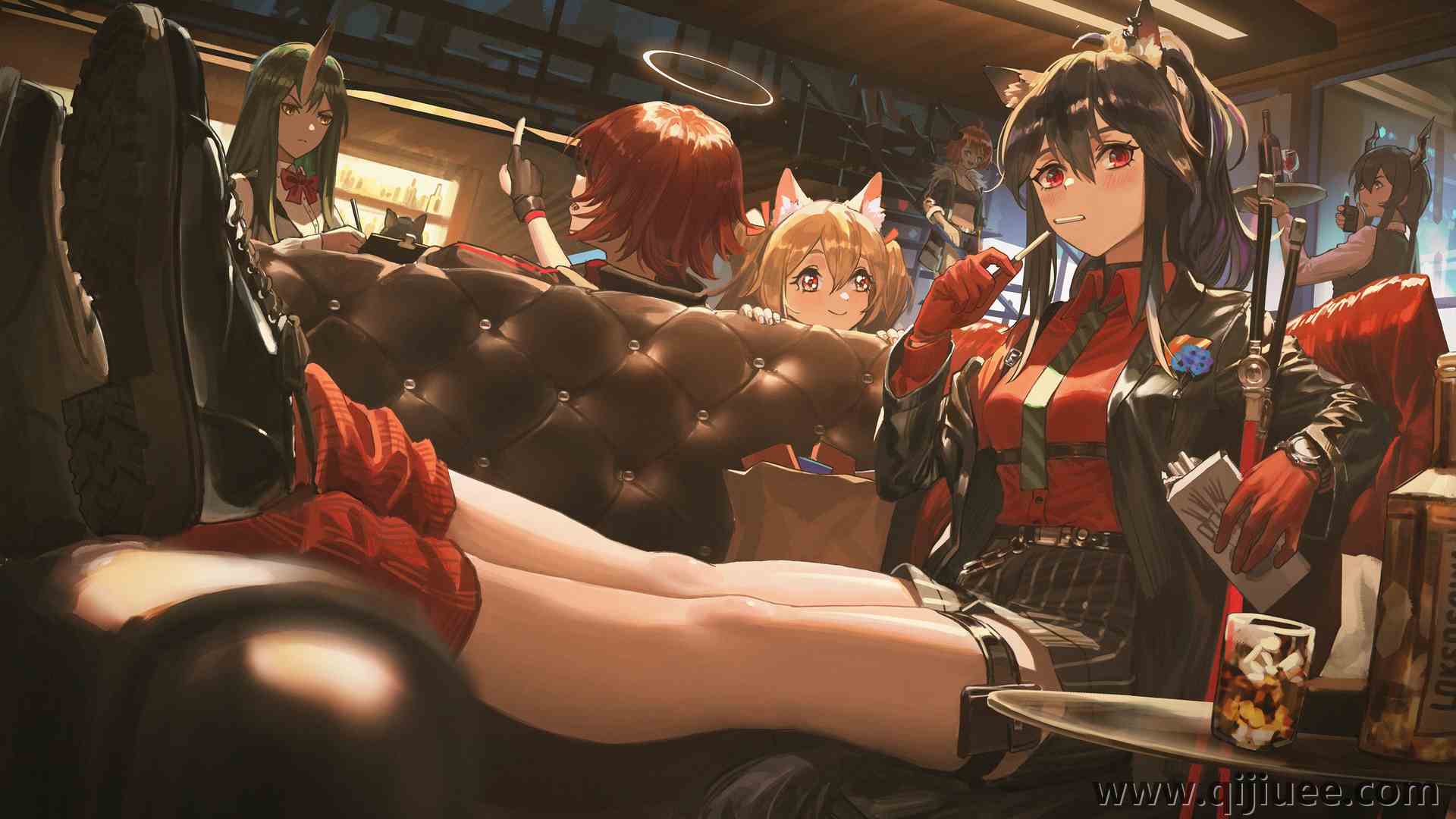麒麟 腿 动漫 动漫女孩 电脑壁纸 4K壁纸3893 x 2500/13.02 MB-柒染云阁