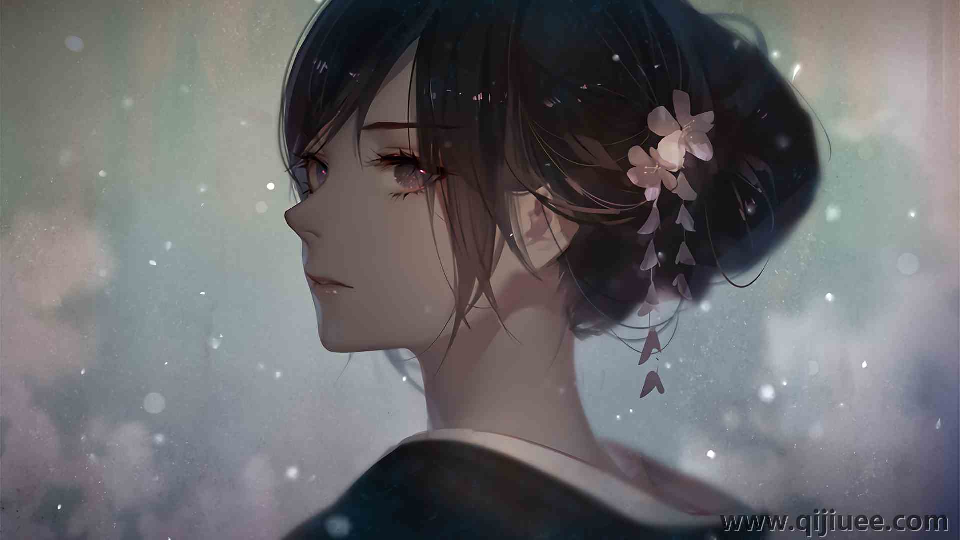 发辫 原创人物 艺术家 和服 动漫 动漫女孩  电脑壁纸 4K壁纸4000 x 2828/2.49 MB-柒染云阁