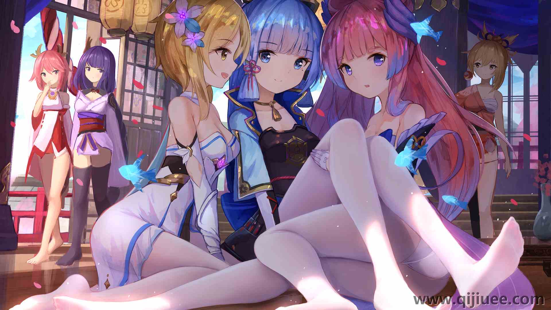 女性团体 动漫 动漫女孩 原神 电脑壁纸 4K壁纸4093 x 2894/10.69 MB-柒染云阁