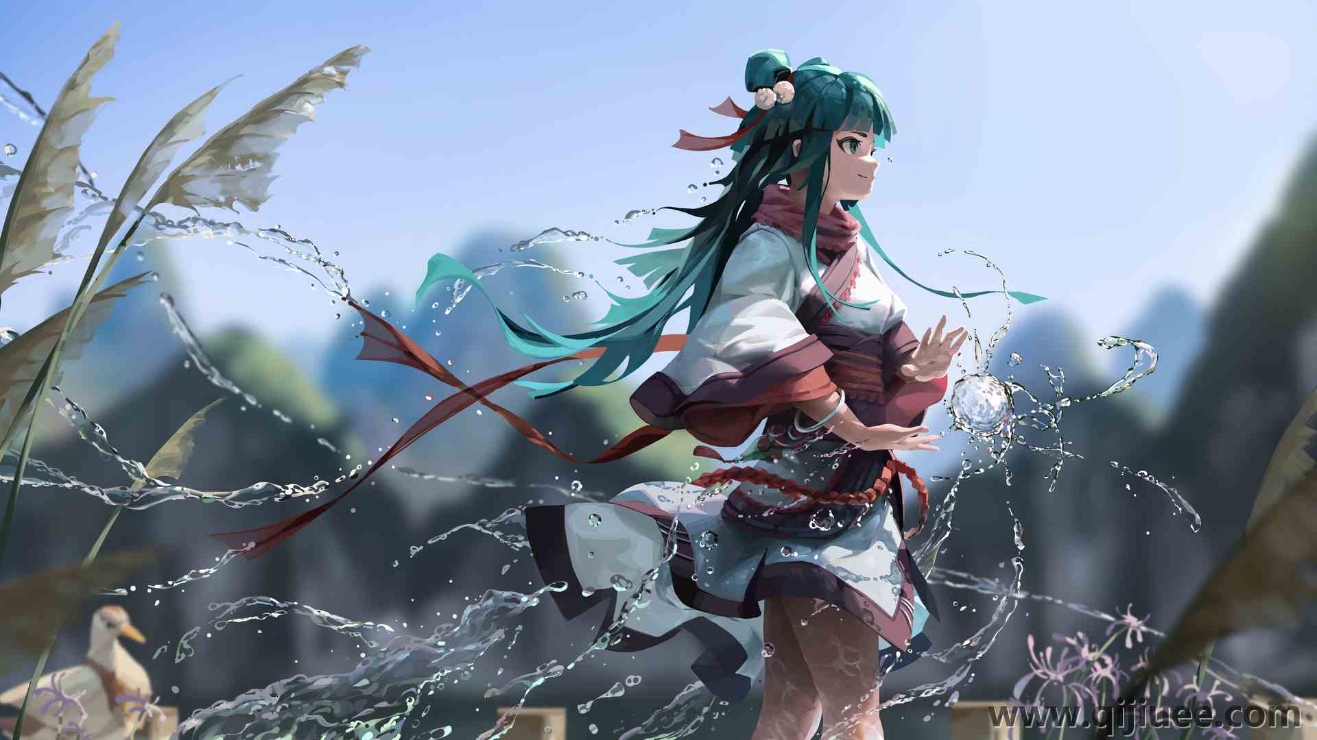 动漫 动漫女孩 奇幻艺术 五行雾山 电脑壁纸 8K壁纸7680 x 4320/10.48 MB-柒染云阁