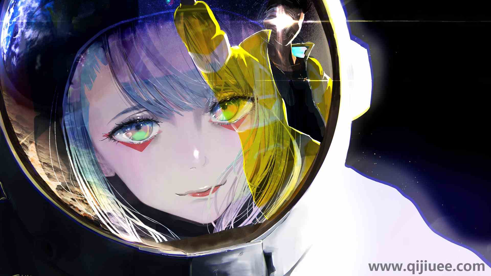 太空 宇航服 动漫  电脑壁纸 4K壁纸4093 x 2527/0.92 MB-柒染云阁