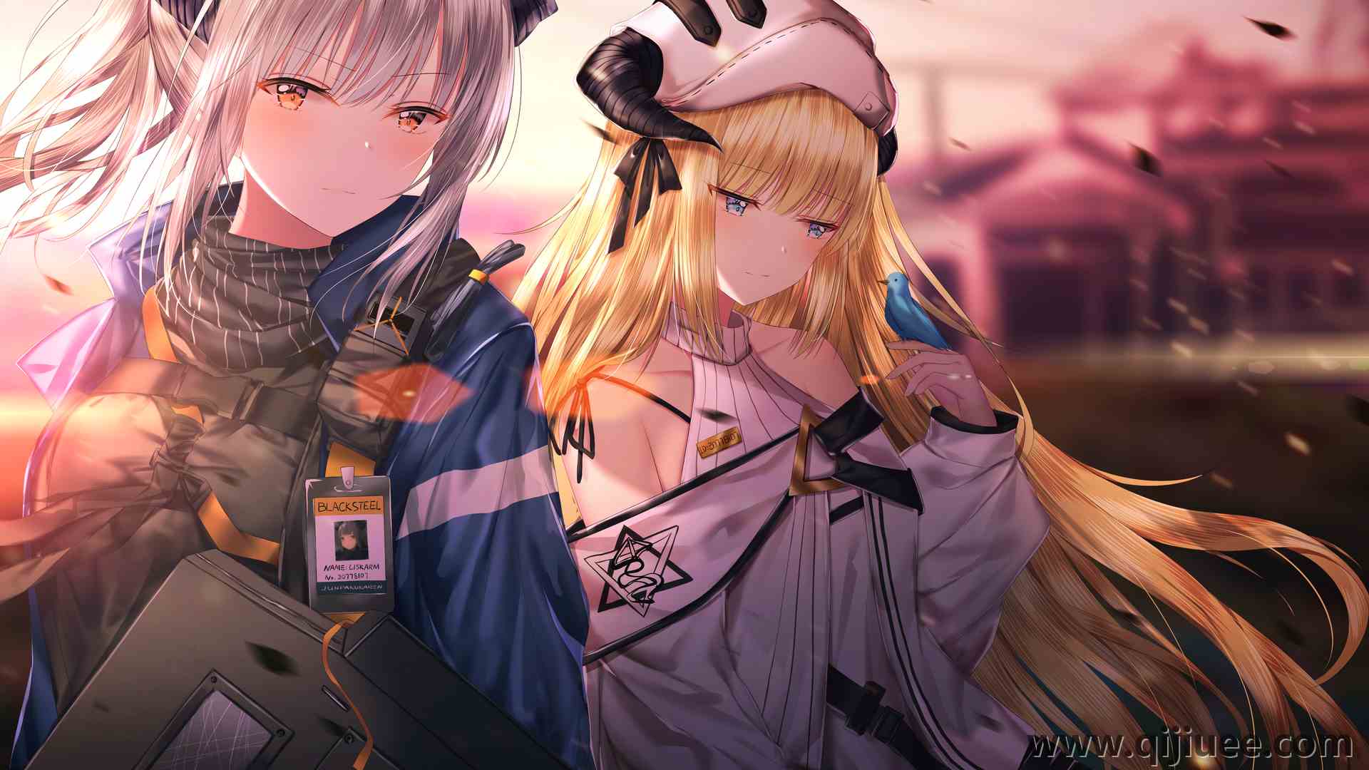 女孩 奇幻女孩 白发 金发 长发 蓝眼睛  电脑壁纸 4K壁纸4200 x 2700/12.97 MB-柒染云阁