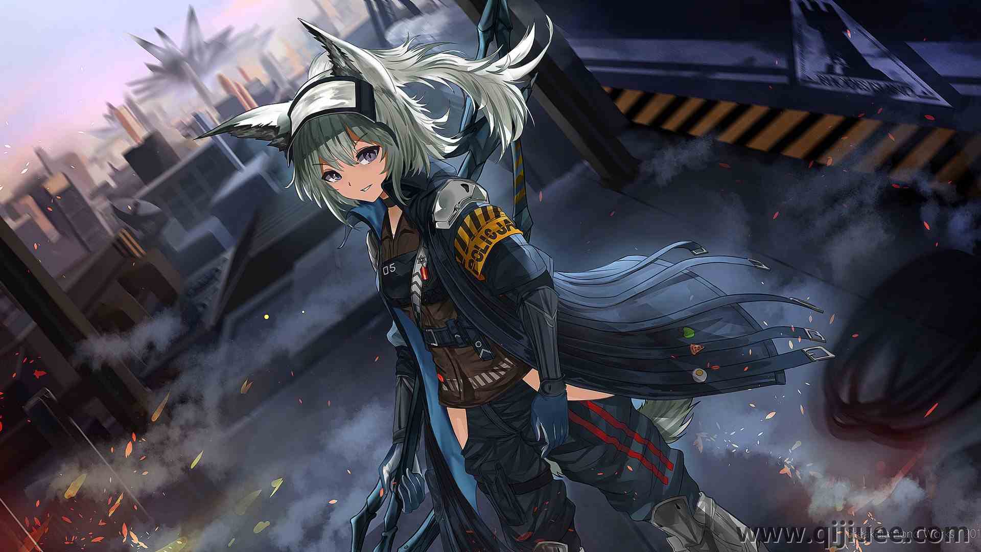 动漫 动漫女孩 AI艺术 肖像 明日方舟  电脑壁纸 4K壁纸4711 x 2480/0.58 MB-柒染云阁