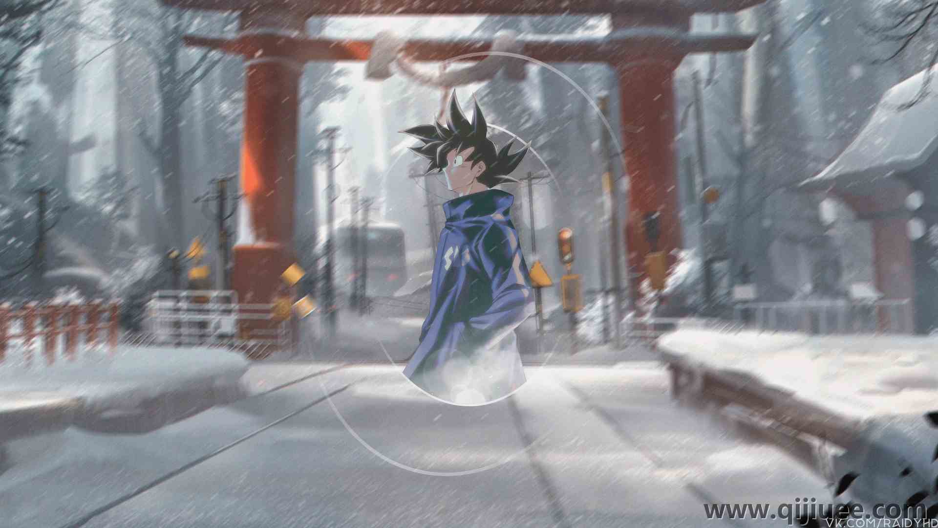 动漫男孩 孙悟空 龙珠 画中画 电脑壁纸 4K壁纸3840 x 2160/6.93 MB-柒染云阁