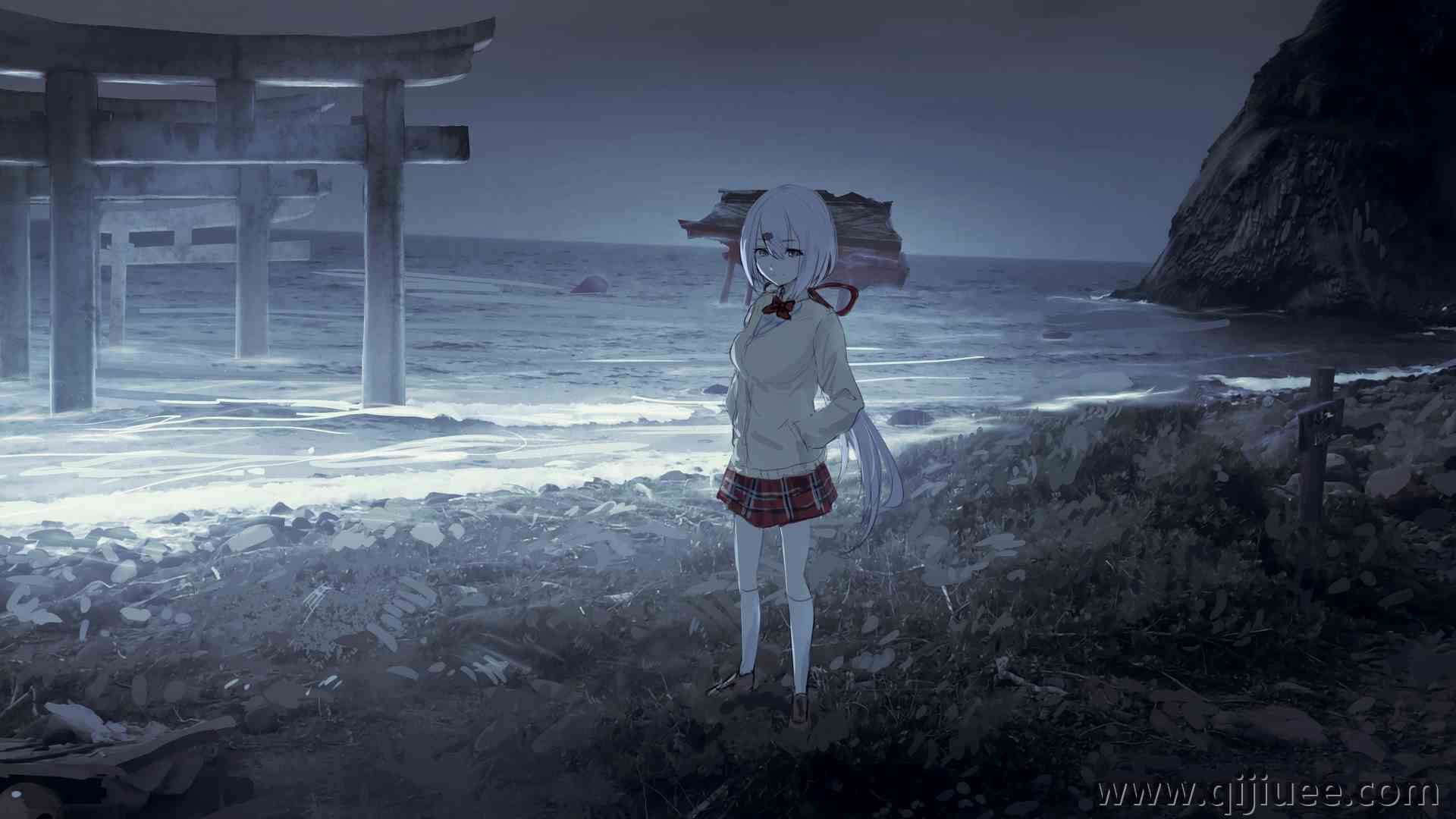 动漫 动漫女孩 数字艺术 艺术品 肖像 电脑壁纸 4K壁纸5016 x 2313/9.71 MB-柒染云阁