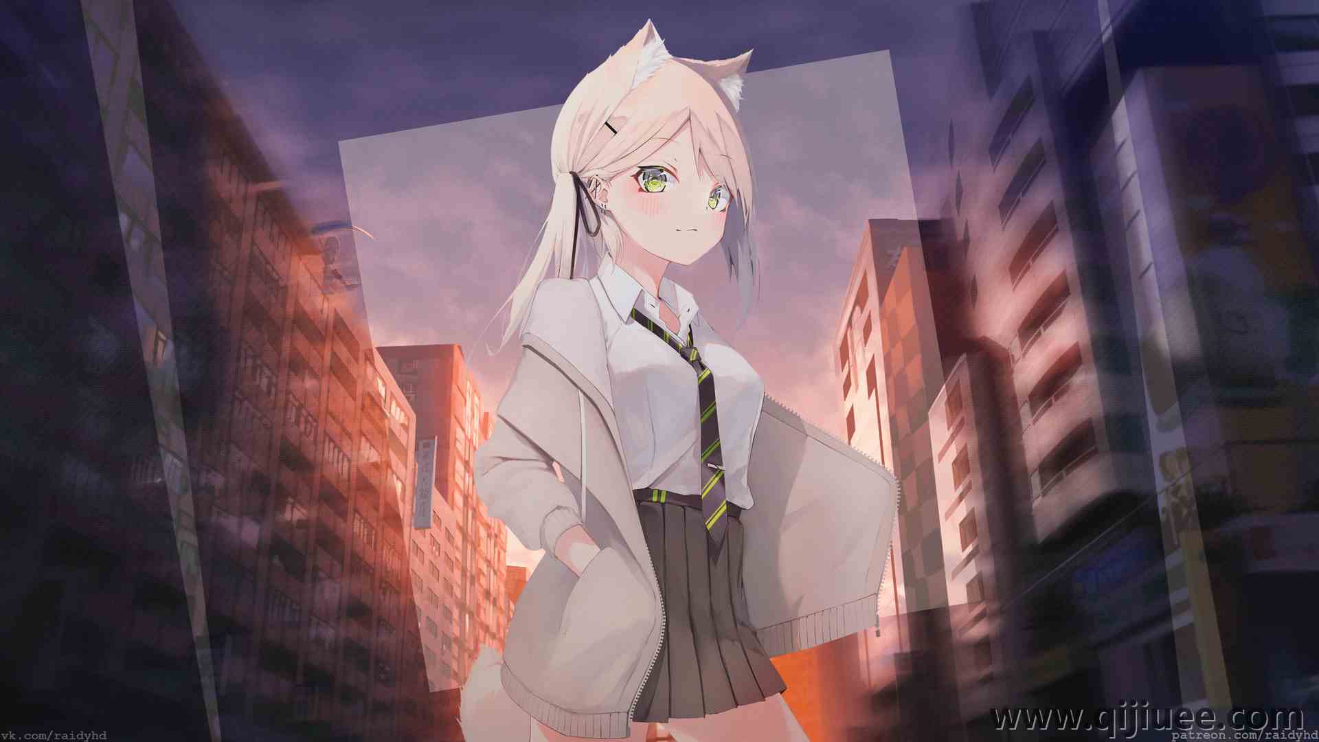 动漫 动漫女孩 画中画 电脑壁纸 4K壁纸3840 x 2160/12.86 MB-柒染云阁